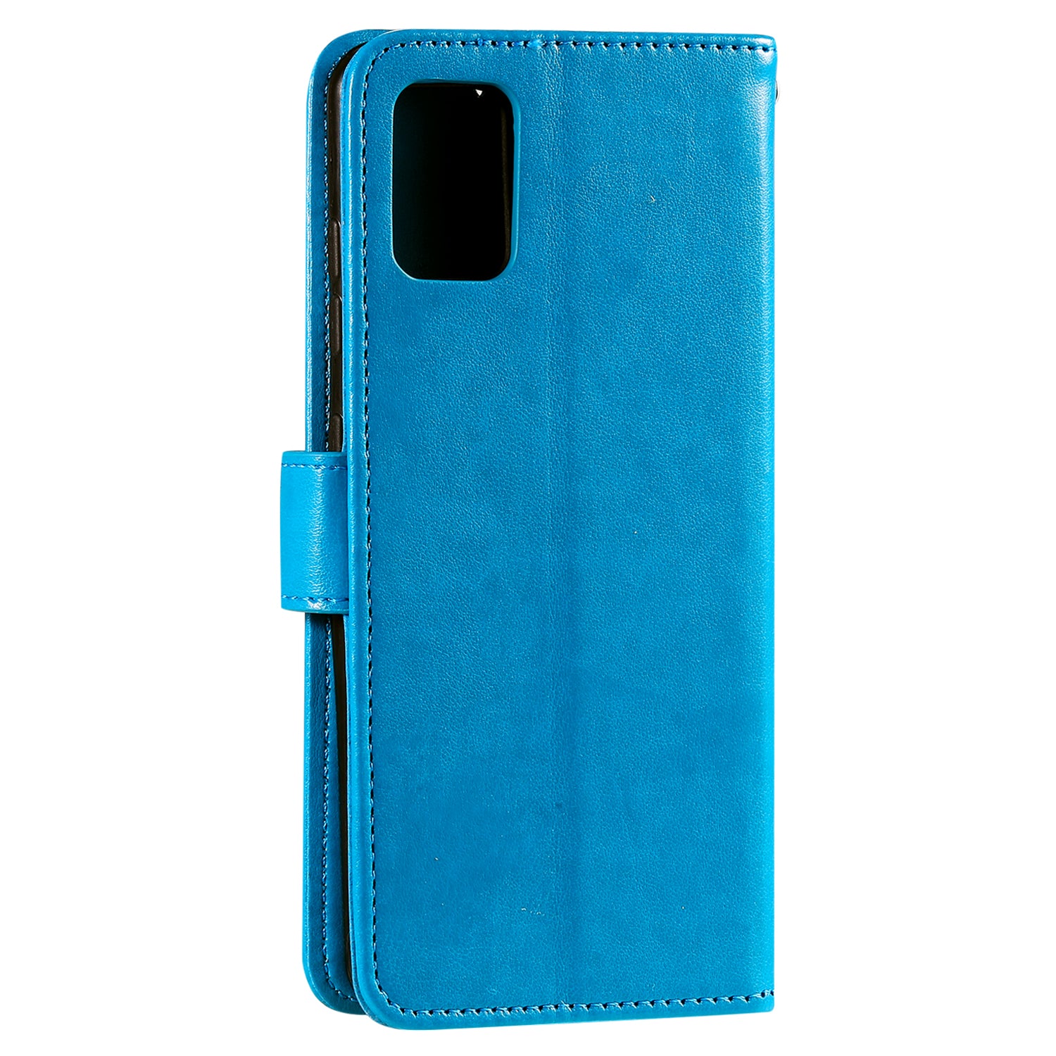 Imprint Owl Pattern Leather Phone Cover Case for Samsung Galaxy S20 FE/S20 Fan Edition/S20 FE 5G/S20 Fan Edition 5G/S20 Lite/S20 FE 2022 - Blue