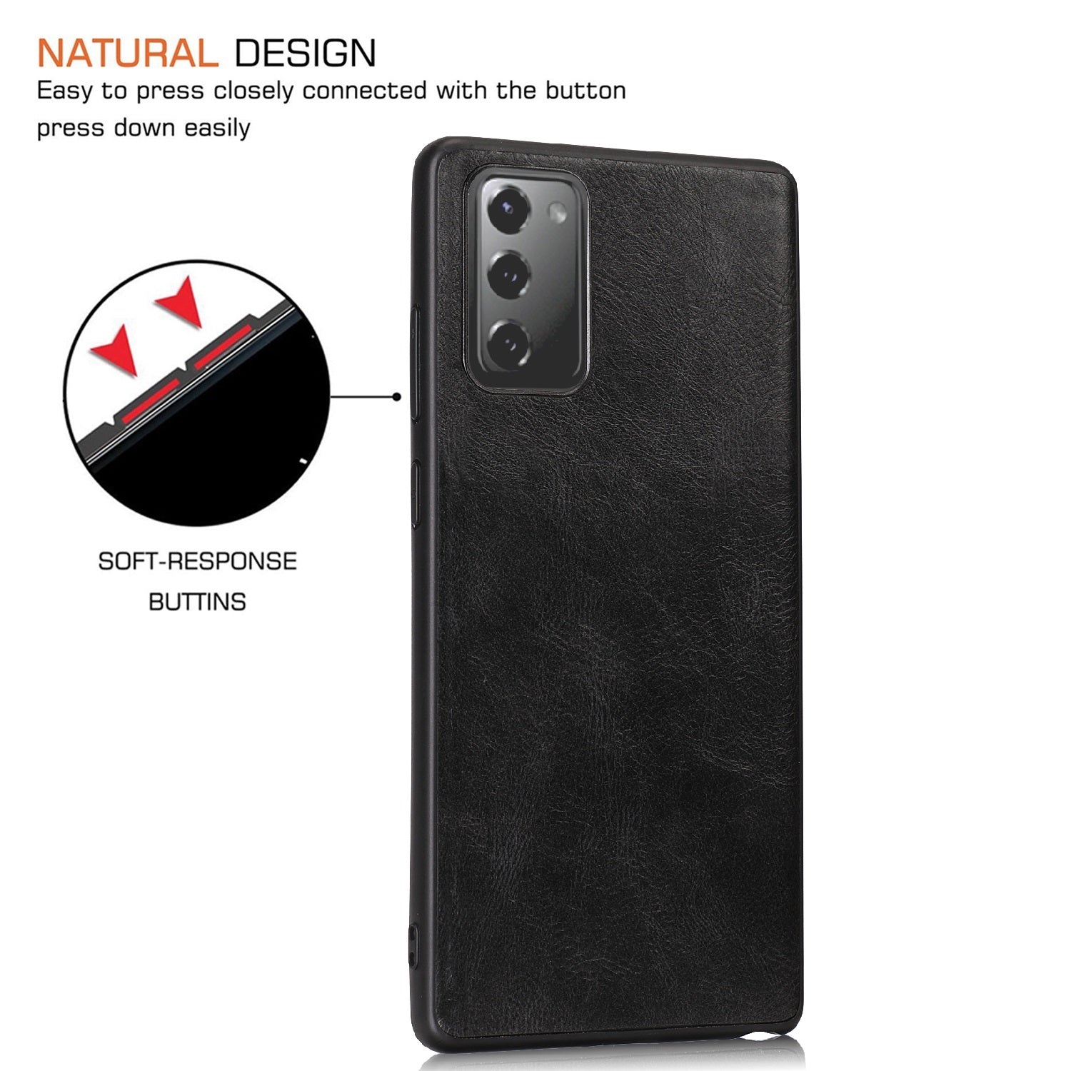 Crazy Horse Texture PU Leather Coated TPU Case Shell for Samsung Galaxy S20 FE/S20 Fan Edition/S20 FE 5G/S20 Fan Edition 5G/S20 Lite - Black