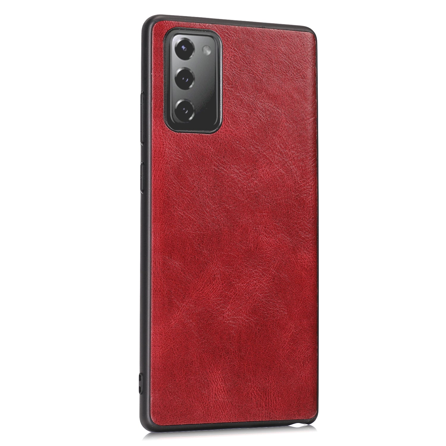 Crazy Horse Texture PU Leather Coated TPU Case Shell for Samsung Galaxy S20 FE/S20 Fan Edition/S20 FE 5G/S20 Fan Edition 5G/S20 Lite - Red