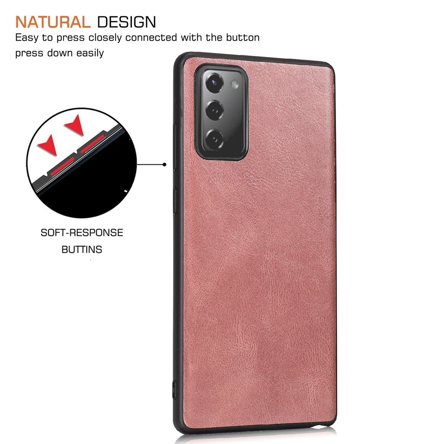 Crazy Horse Texture PU Leather Coated TPU Case Shell for Samsung Galaxy S20 FE/S20 Fan Edition/S20 FE 5G/S20 Fan Edition 5G/S20 Lite - Pink