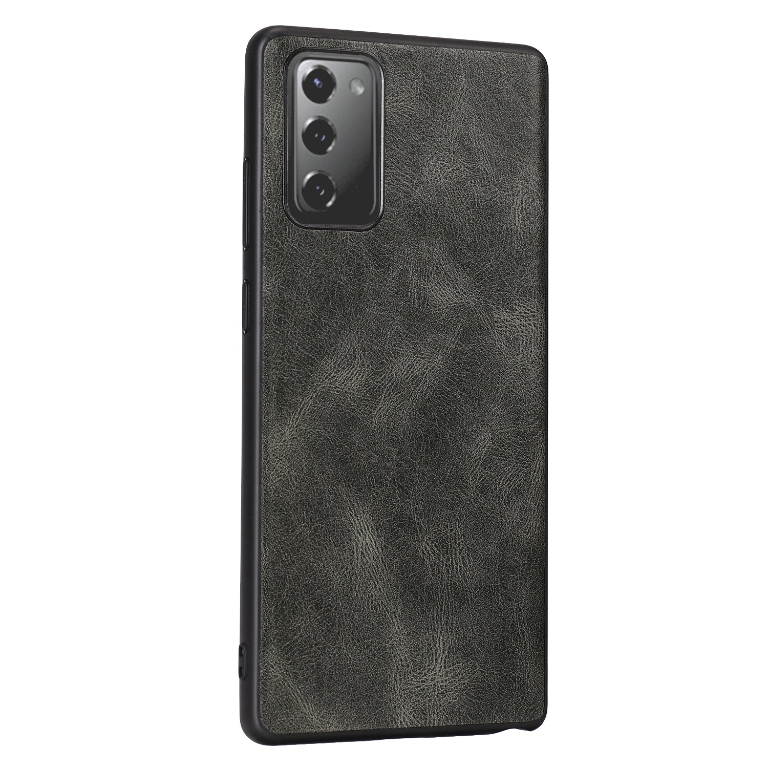 Crazy Horse Texture PU Leather Coated TPU Case Shell for Samsung Galaxy S20 FE/S20 Fan Edition/S20 FE 5G/S20 Fan Edition 5G/S20 Lite - Grey