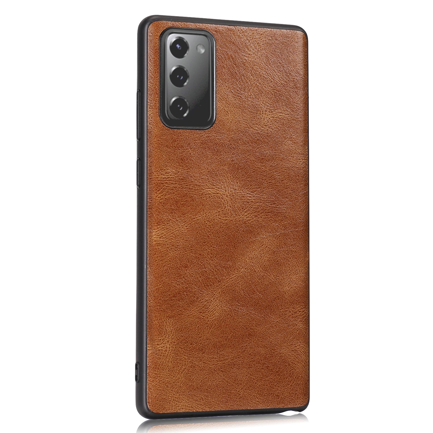 Crazy Horse Texture PU Leather Coated TPU Case Shell for Samsung Galaxy S20 FE/S20 Fan Edition/S20 FE 5G/S20 Fan Edition 5G/S20 Lite - Brown