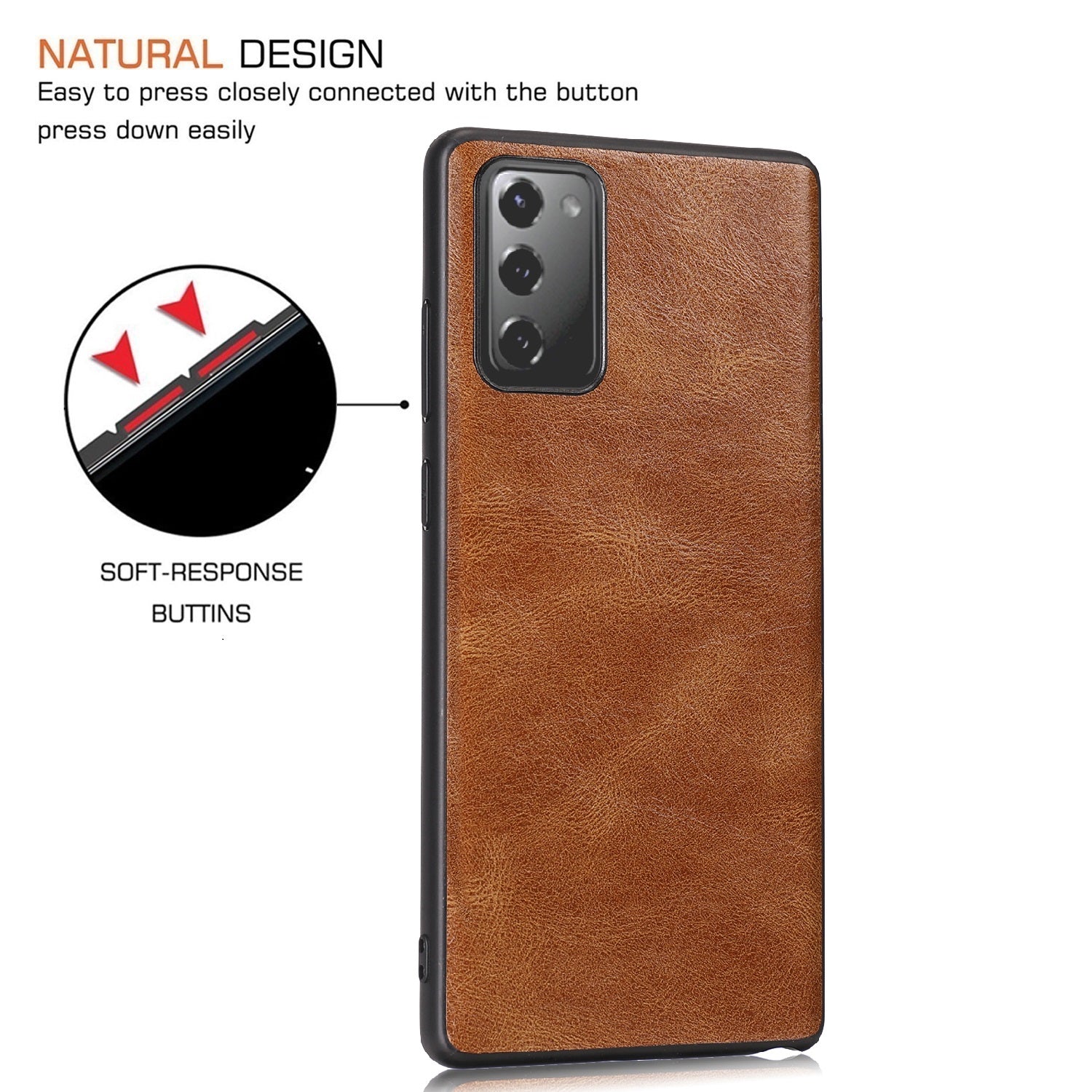 Crazy Horse Texture PU Leather Coated TPU Case Shell for Samsung Galaxy S20 FE/S20 Fan Edition/S20 FE 5G/S20 Fan Edition 5G/S20 Lite - Brown