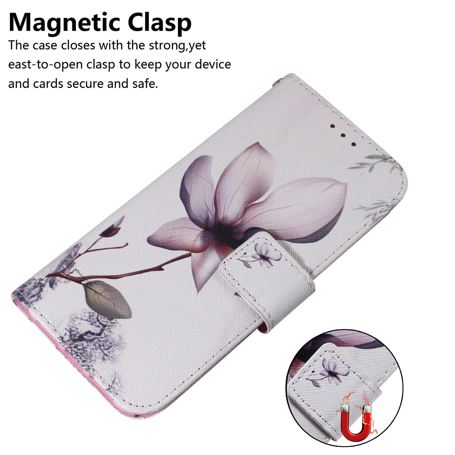 For Samsung Galaxy S20 FE/S20 Fan Edition/S20 FE 5G/S20 Fan Edition 5G/S20 Lite/S20 FE 2022 Pattern Printing Wallet Leather Phone Case - Beautiful Flower