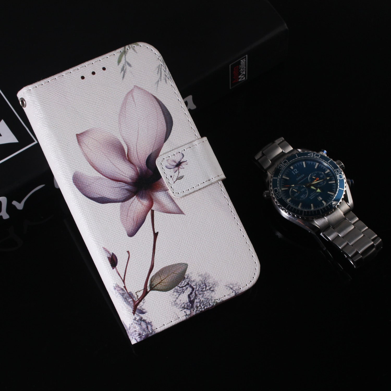 For Samsung Galaxy S20 FE/S20 Fan Edition/S20 FE 5G/S20 Fan Edition 5G/S20 Lite/S20 FE 2022 Pattern Printing Wallet Leather Phone Case - Beautiful Flower