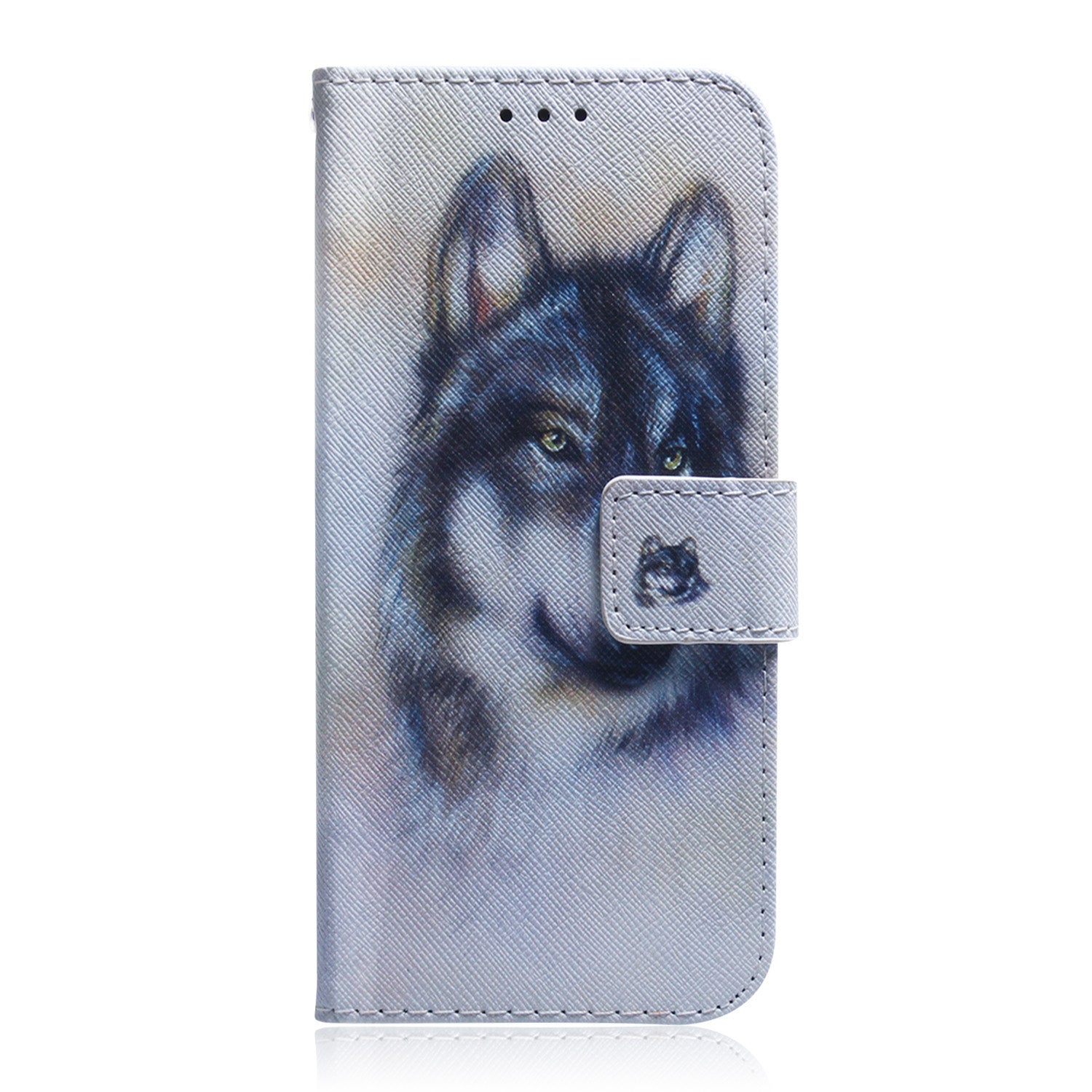 For Samsung Galaxy S20 FE/S20 Fan Edition/S20 FE 5G/S20 Fan Edition 5G/S20 Lite/S20 FE 2022 Pattern Printing Wallet Leather Phone Case - Wolf