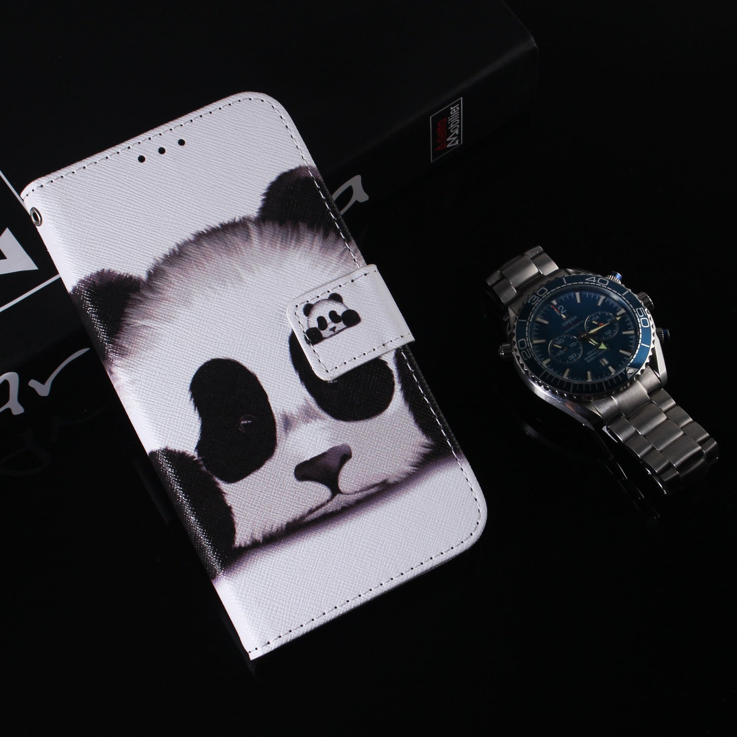 For Samsung Galaxy S20 FE/S20 Fan Edition/S20 FE 5G/S20 Fan Edition 5G/S20 Lite/S20 FE 2022 Pattern Printing Wallet Leather Phone Case - Panda