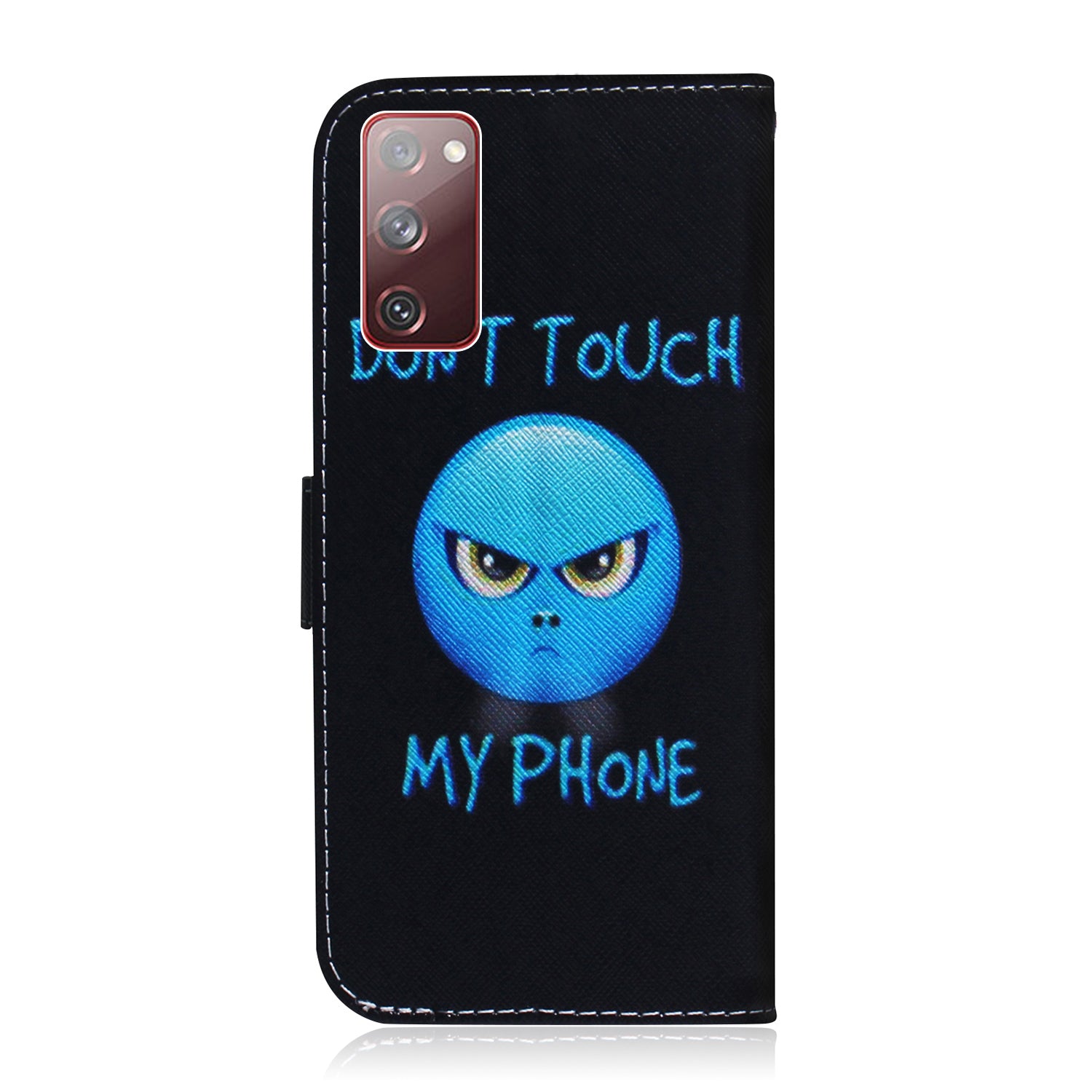 For Samsung Galaxy S20 FE/S20 Fan Edition/S20 FE 5G/S20 Fan Edition 5G/S20 Lite/S20 FE 2022 Pattern Printing Wallet Leather Phone Case - Don't Touch My Phone