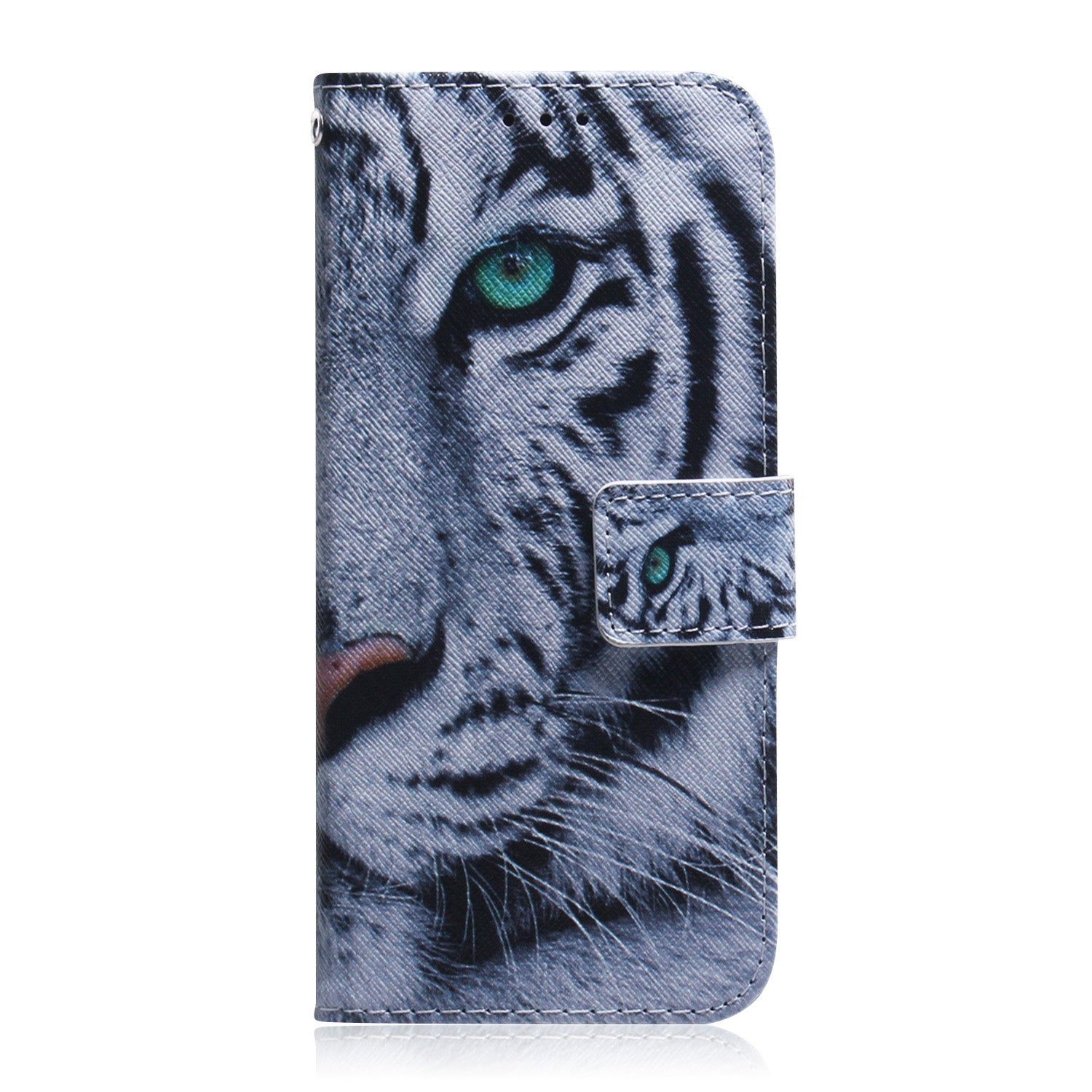 For Samsung Galaxy S20 FE/S20 Fan Edition/S20 FE 5G/S20 Fan Edition 5G/S20 Lite/S20 FE 2022 Pattern Printing Wallet Leather Phone Case - Tiger