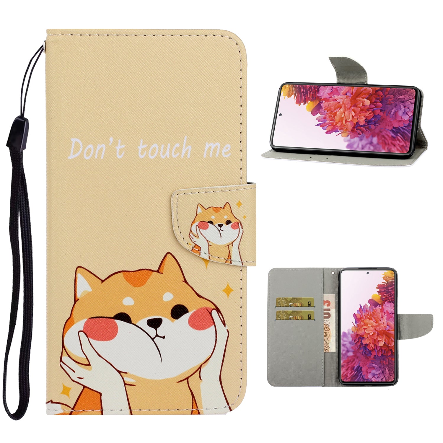 For Samsung Galaxy S20 FE/Fan Edition/S20 FE 5G/Fan Edition 5G/S20 Lite/S20 FE 2022 Pattern Printing Flip Leather Wallet Protective Case - Yellow Cat