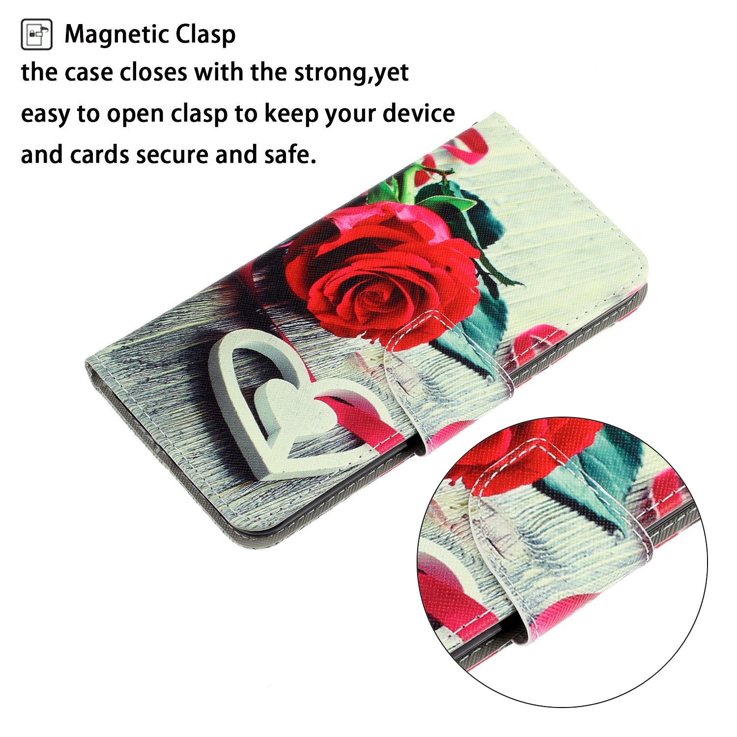 For Samsung Galaxy S20 FE/Fan Edition/S20 FE 5G/Fan Edition 5G/S20 Lite/S20 FE 2022 Pattern Printing Flip Leather Wallet Protective Case - Rose