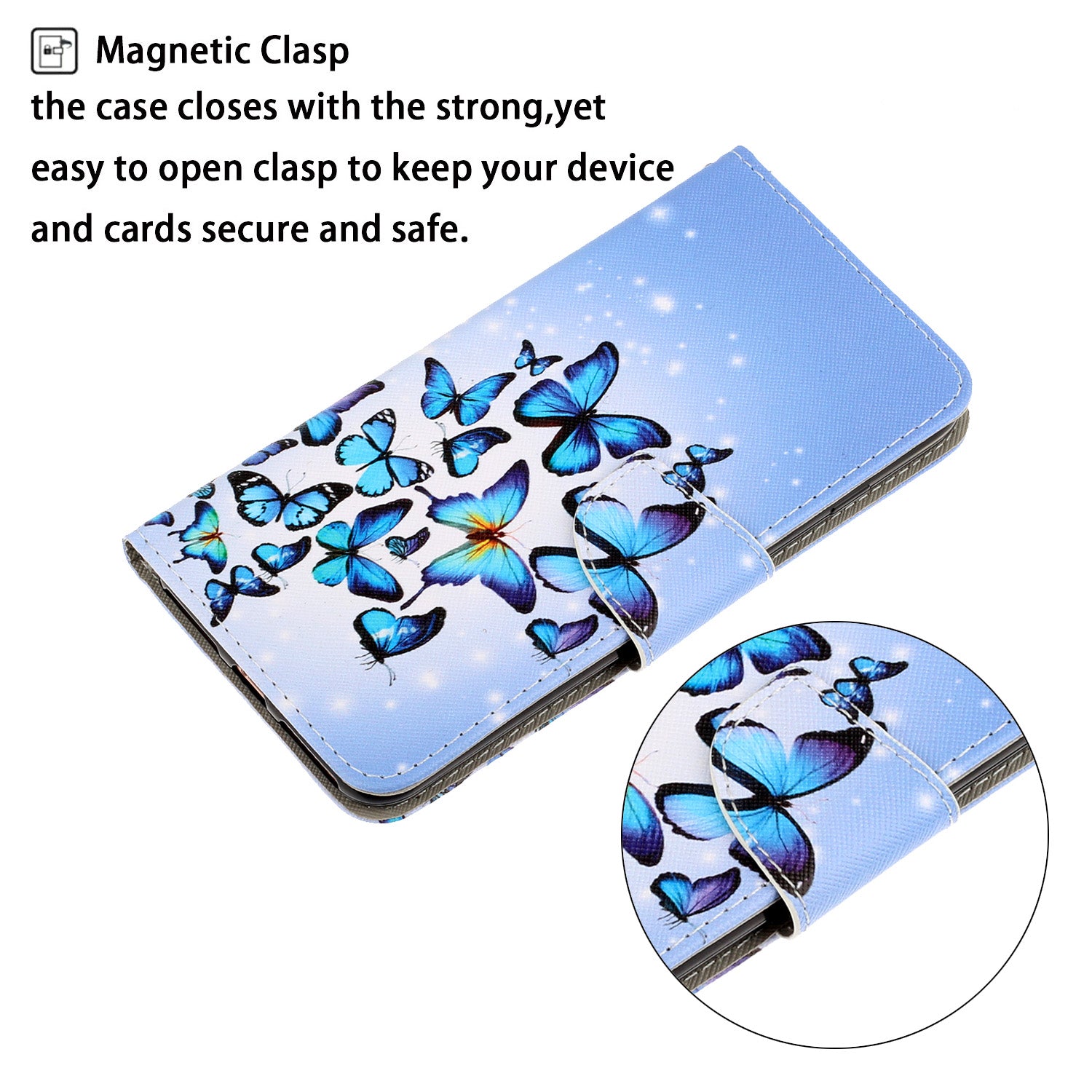 For Samsung Galaxy S20 FE/Fan Edition/S20 FE 5G/Fan Edition 5G/S20 Lite/S20 FE 2022 Pattern Printing Flip Leather Wallet Protective Case - Butterfly Group