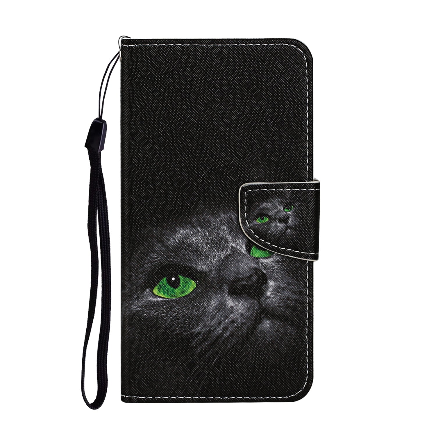 For Samsung Galaxy S20 FE 5G/Fan Edition 5G/S20 FE/Fan Edition/S20 Lite/S20 FE 2022 Pattern Printing Flip Leather Wallet Protective Case - Cat Eyes