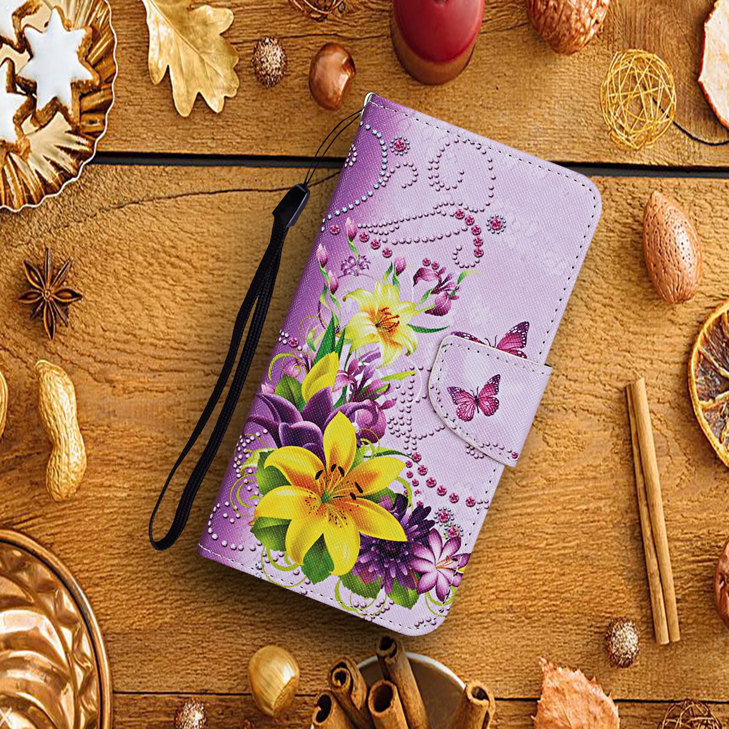 For Samsung Galaxy S20 FE 5G/Fan Edition 5G/S20 FE/Fan Edition/S20 Lite/S20 FE 2022 Pattern Printing Flip Leather Wallet Protective Case - Yellow Flower