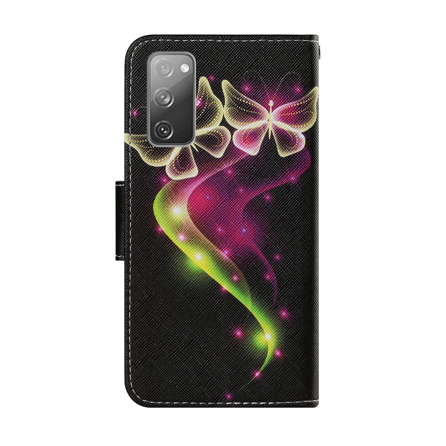 For Samsung Galaxy S20 FE 5G/Fan Edition 5G/S20 FE/Fan Edition/S20 Lite/S20 FE 2022 Pattern Printing PU Leather Case Flip Stand Wallet Protective Cover - Magic Butterflies