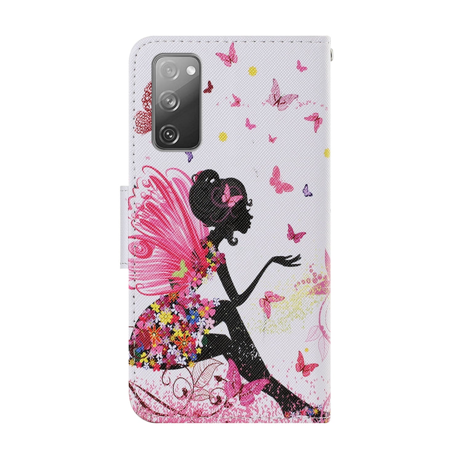 For Samsung Galaxy S20 FE 5G/Fan Edition 5G/S20 FE/Fan Edition/S20 Lite/S20 FE 2022 Pattern Printing PU Leather Case Flip Stand Wallet Protective Cover - Beautiful Girl