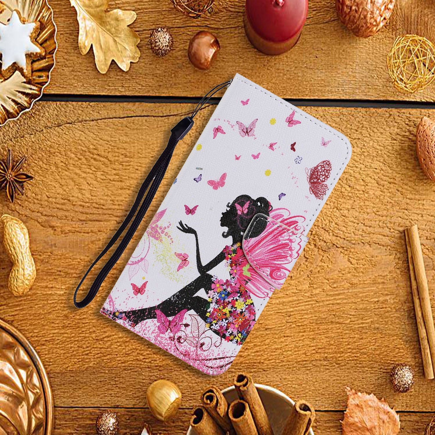 For Samsung Galaxy S20 FE 5G/Fan Edition 5G/S20 FE/Fan Edition/S20 Lite/S20 FE 2022 Pattern Printing PU Leather Case Flip Stand Wallet Protective Cover - Beautiful Girl