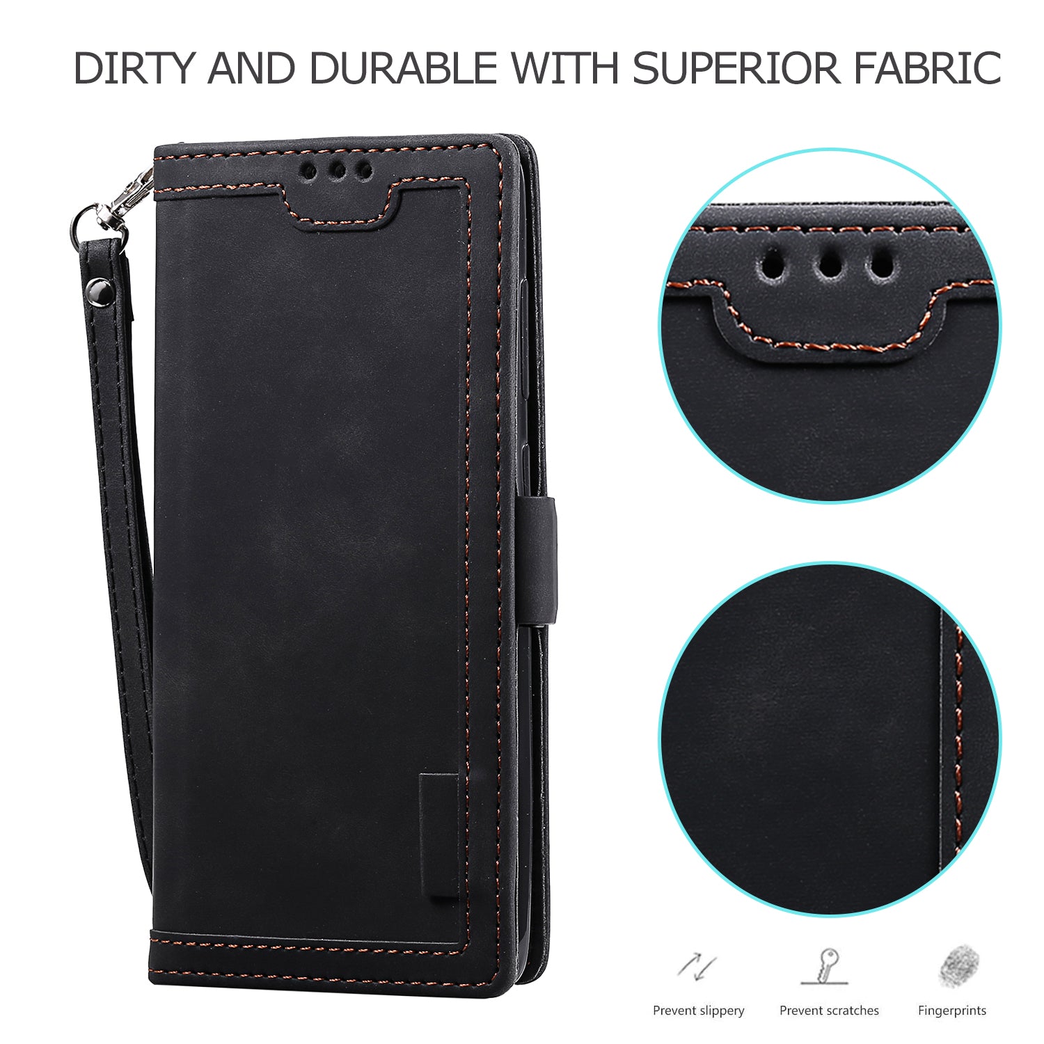 For Samsung Galaxy S20 FE/S20 Fan Edition/S20 FE 5G/S20 Fan Edition 5G/S20 Lite/S20 FE 2022 Vintage Splicing Style Wallet Stand Leather Cover Case - Black