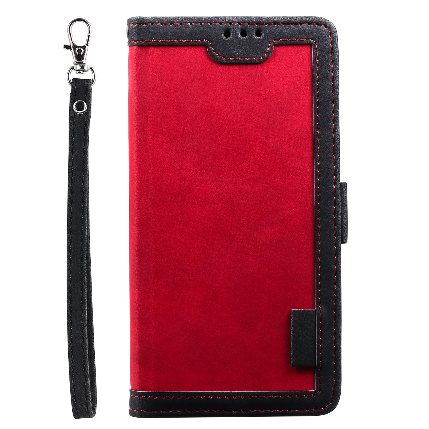 For Samsung Galaxy S20 FE/S20 Fan Edition/S20 FE 5G/S20 Fan Edition 5G/S20 Lite/S20 FE 2022 Vintage Splicing Style Wallet Stand Leather Cover Case - Red