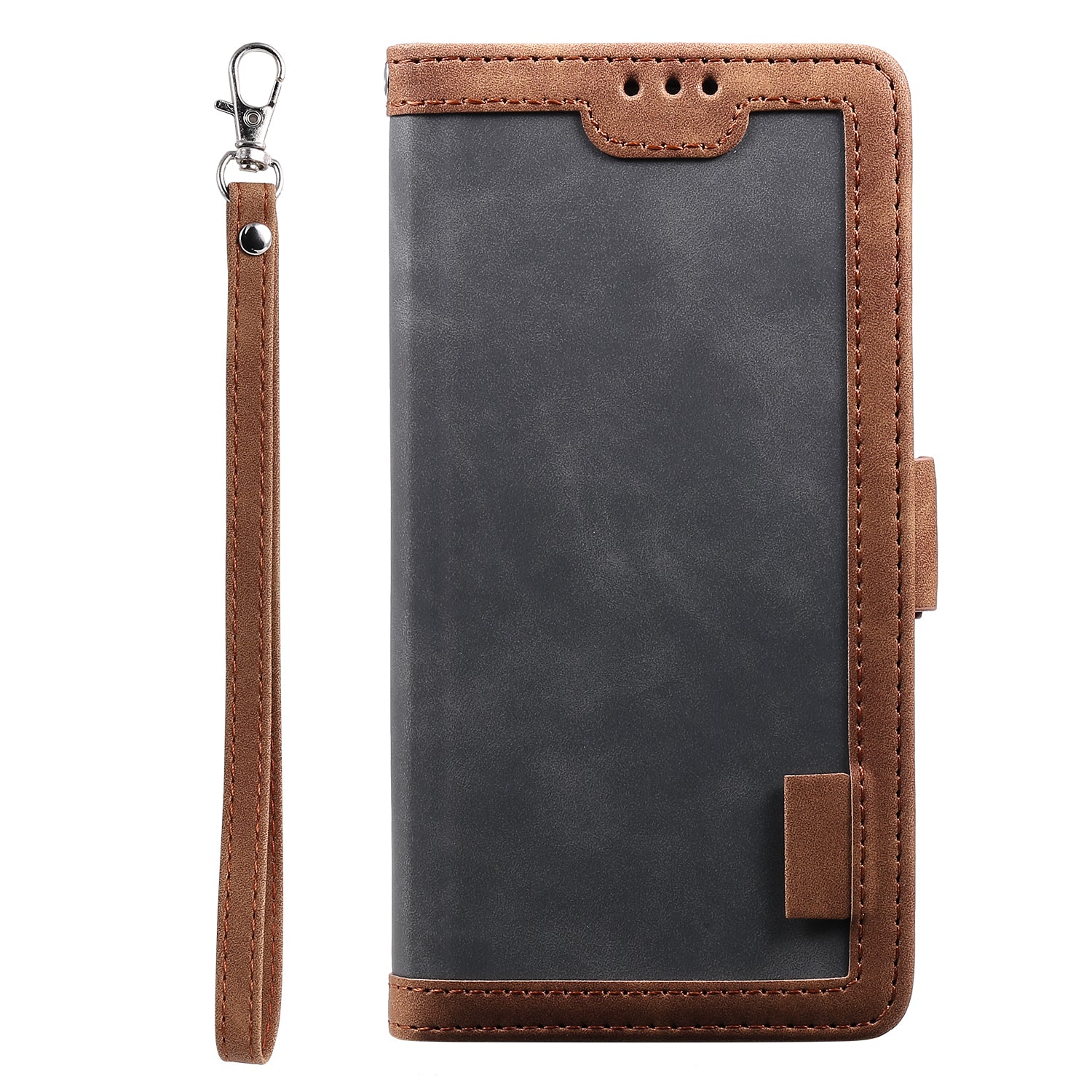 For Samsung Galaxy S20 FE/S20 Fan Edition/S20 FE 5G/S20 Fan Edition 5G/S20 Lite/S20 FE 2022 Vintage Splicing Style Wallet Stand Leather Cover Case - Grey