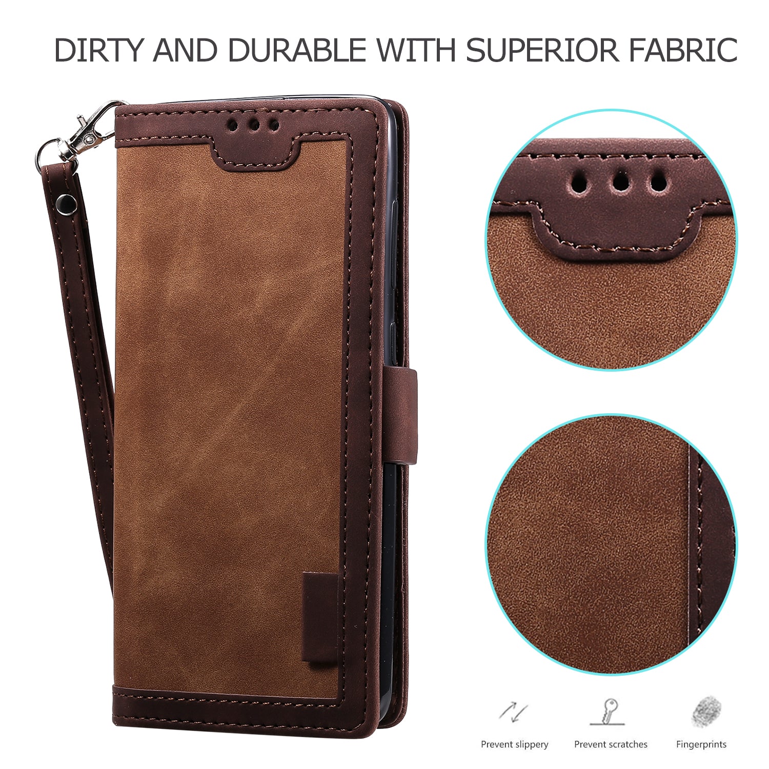 For Samsung Galaxy S20 FE/S20 Fan Edition/S20 FE 5G/S20 Fan Edition 5G/S20 Lite/S20 FE 2022 Vintage Splicing Style Wallet Stand Leather Cover Case - Brown