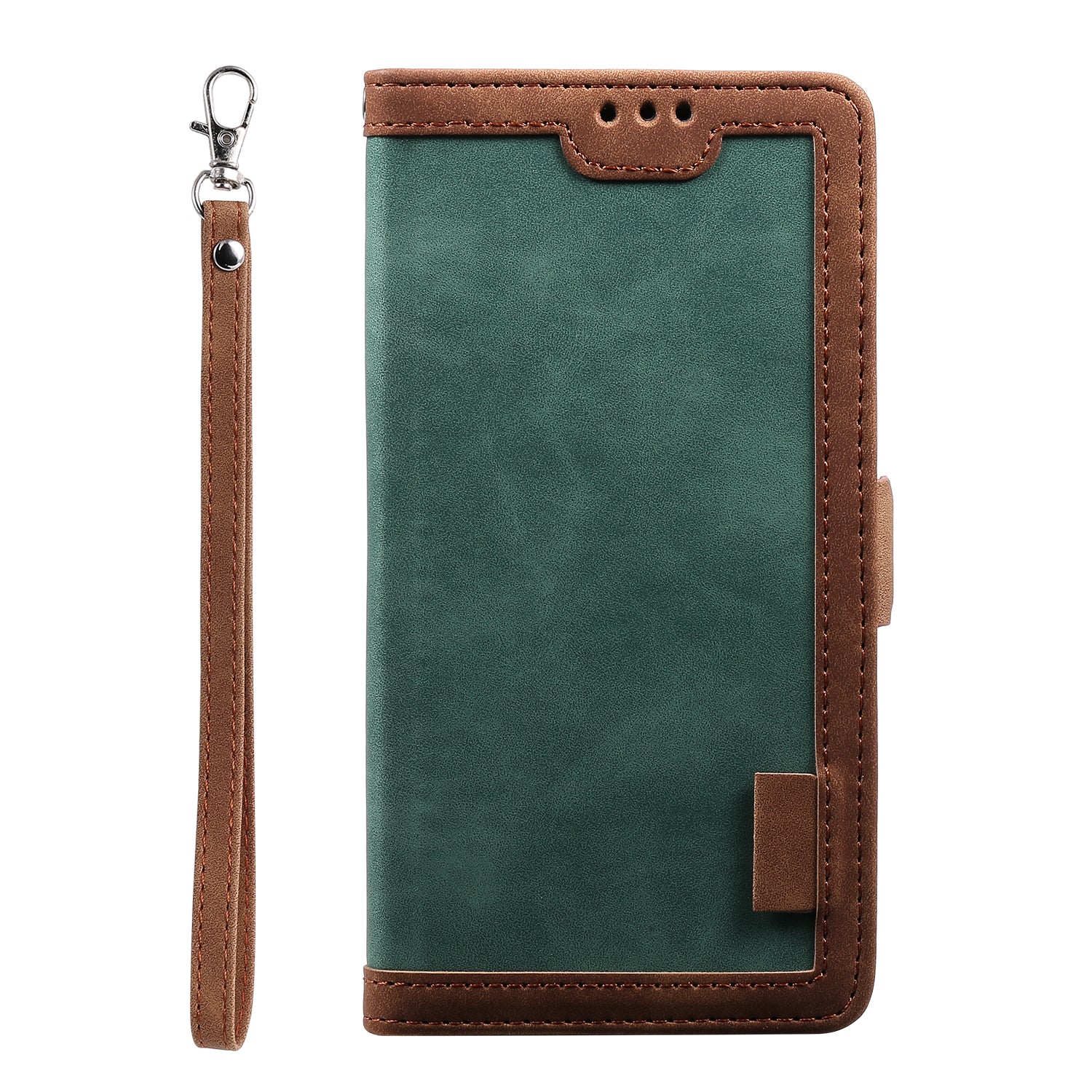 For Samsung Galaxy S20 FE/S20 Fan Edition/S20 FE 5G/S20 Fan Edition 5G/S20 Lite/S20 FE 2022 Vintage Splicing Style Wallet Stand Leather Cover Case - Green