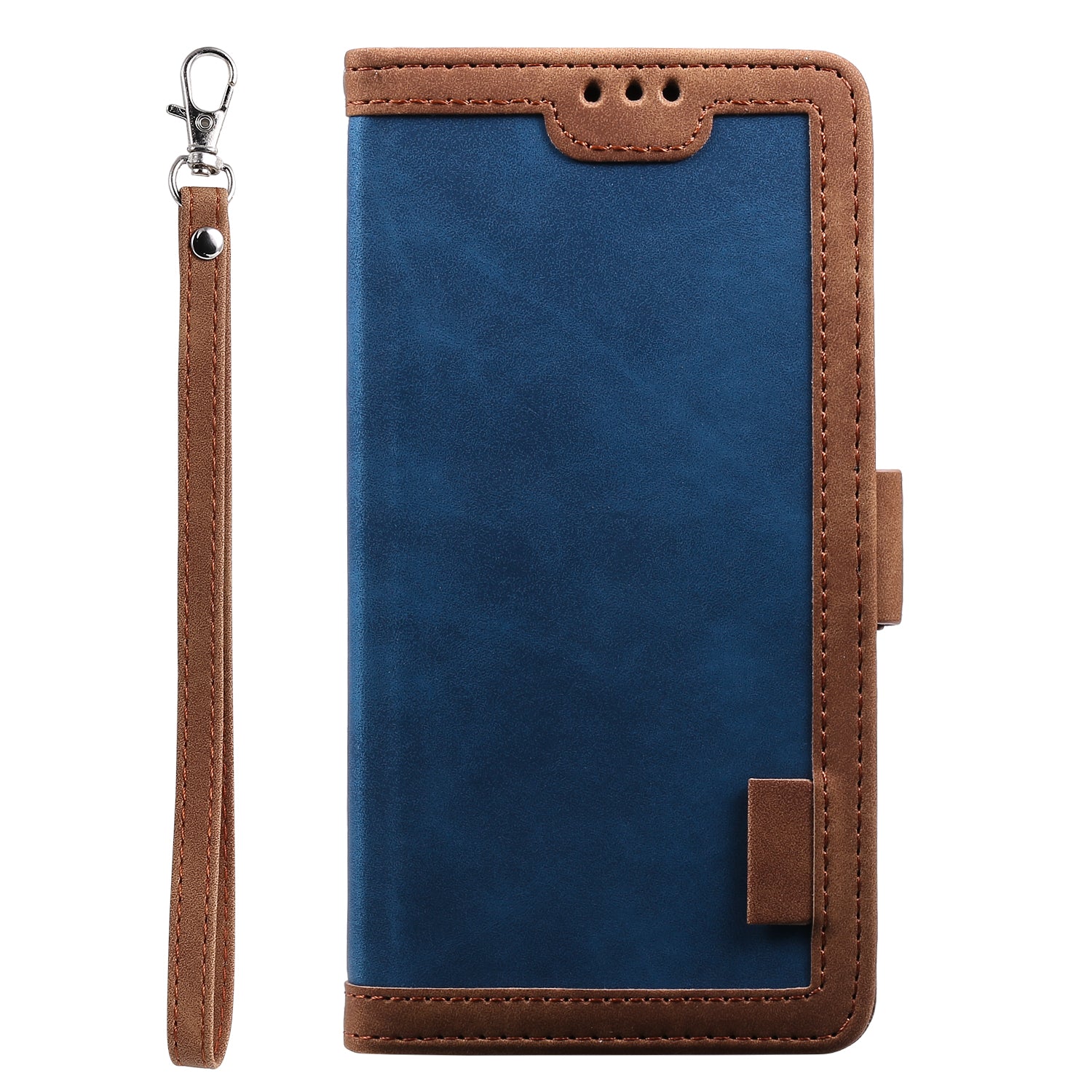 For Samsung Galaxy S20 FE/S20 Fan Edition/S20 FE 5G/S20 Fan Edition 5G/S20 Lite/S20 FE 2022 Vintage Splicing Style Wallet Stand Leather Cover Case - Blue