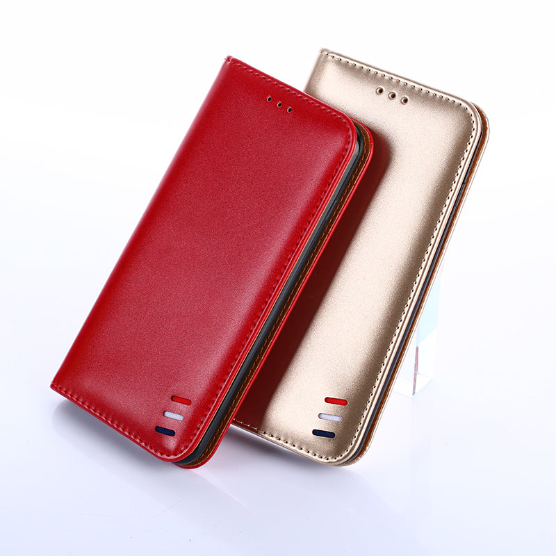 For Samsung Galaxy S20 FE/S20 Fan Edition/S20 FE 5G/S20 Fan Edition 5G/S20 Lite/S20 FE 2022 Auto-Absorbed Magnetic Braid Leather Phone Protective Case - Red