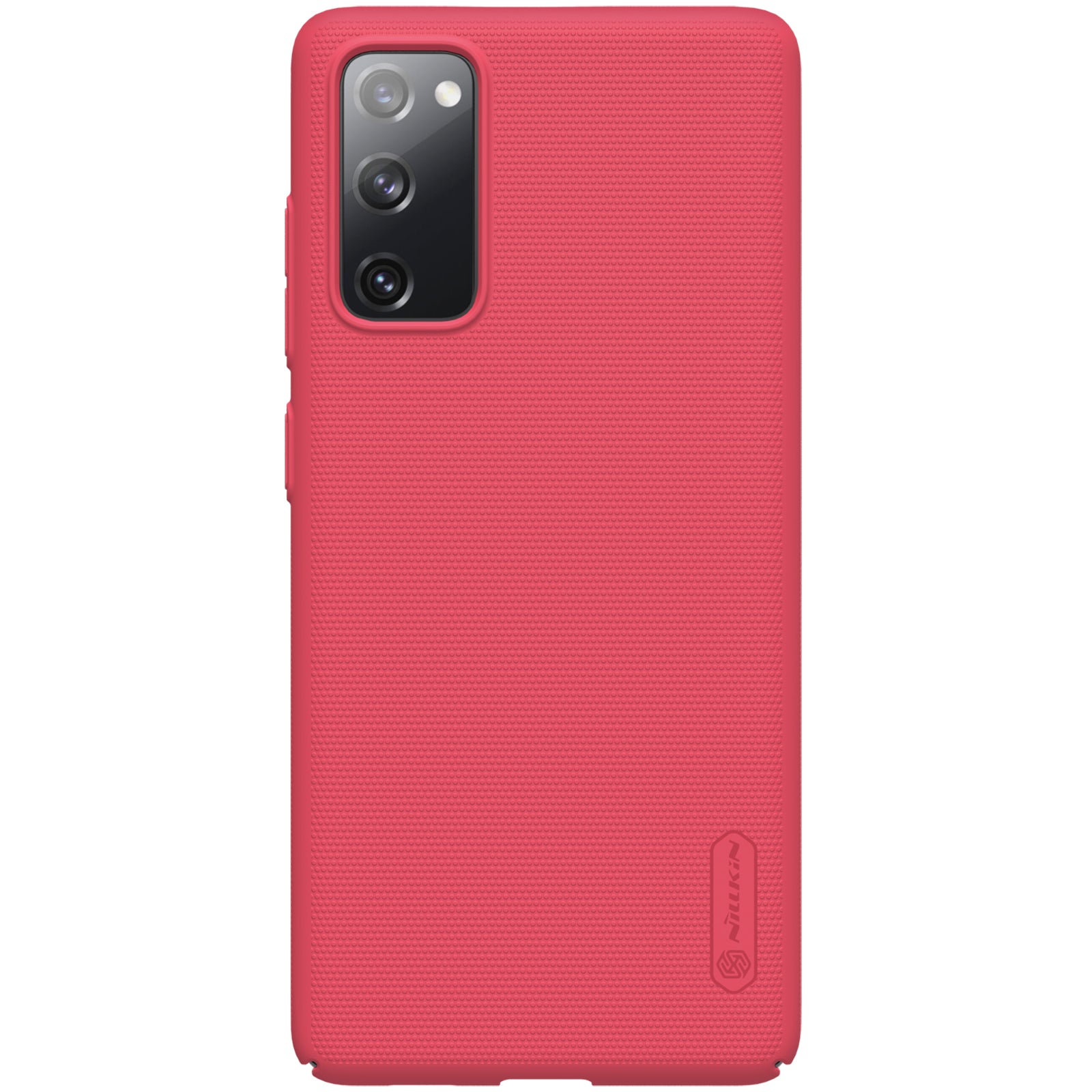 NILLKIN for Samsung Galaxy S20 FE/S20 Fan Edition/S20 FE 5G/S20 Fan Edition 5G/S20 Lite/S20 FE 2022 Frosted Shield Shockproof Matte PC Hard Phone Shell - Red