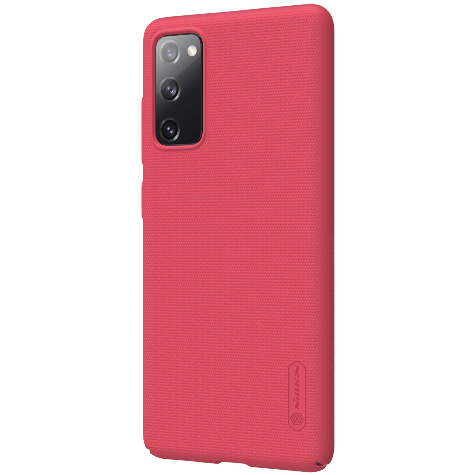 NILLKIN for Samsung Galaxy S20 FE/S20 Fan Edition/S20 FE 5G/S20 Fan Edition 5G/S20 Lite/S20 FE 2022 Frosted Shield Shockproof Matte PC Hard Phone Shell - Red