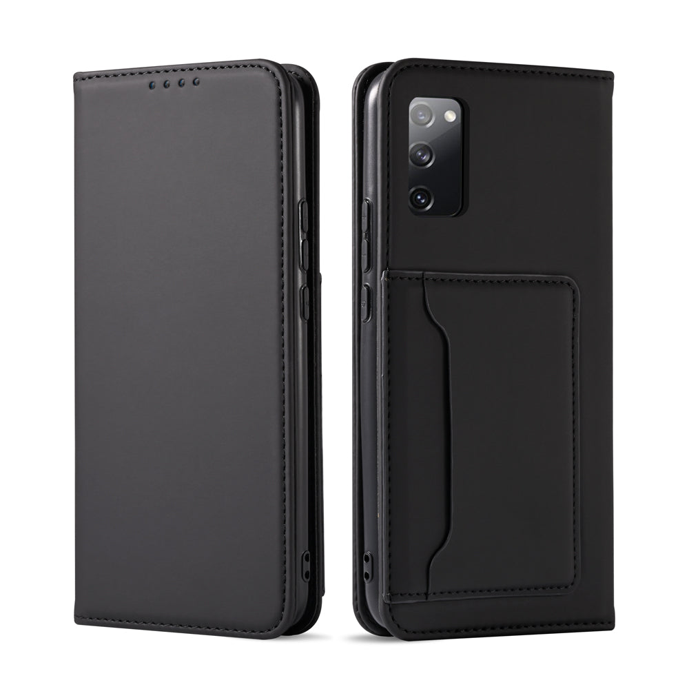 For Samsung Galaxy S20 FE/S20 Fan Edition/S20 FE 5G/S20 Fan Edition 5G/S20 Lite/S20 FE 2022 Liquid Silicone Touch Leather Case - Black