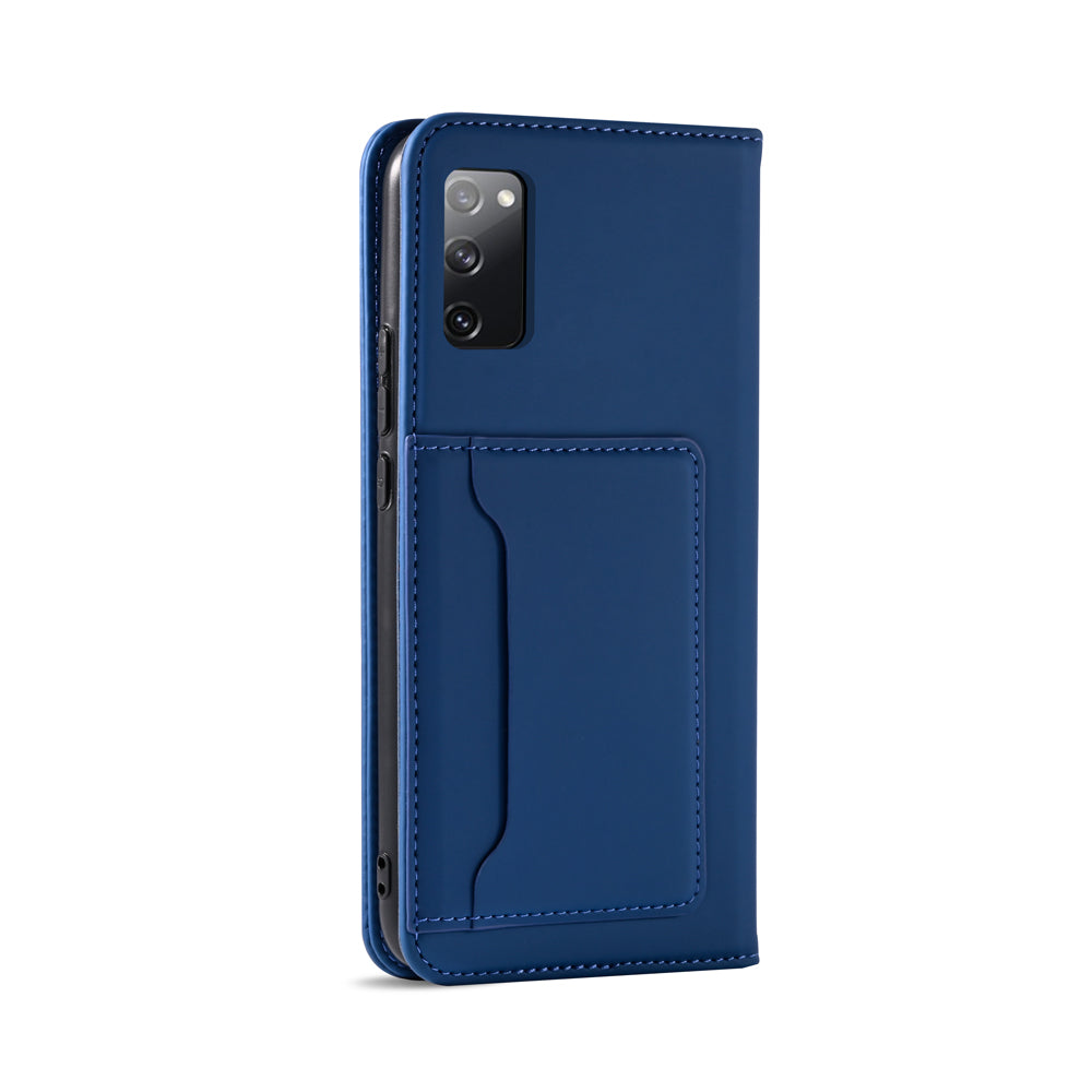 For Samsung Galaxy S20 FE/S20 Fan Edition/S20 FE 5G/S20 Fan Edition 5G/S20 Lite/S20 FE 2022 Liquid Silicone Touch Leather Case - Blue