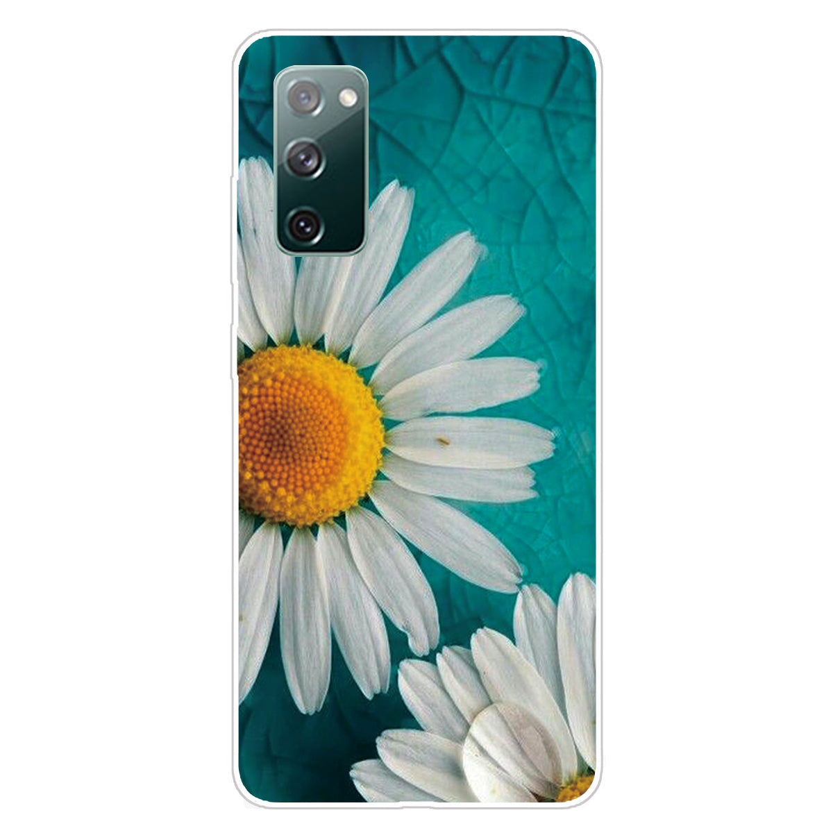 For Samsung Galaxy S20 FE/S20 Fan Edition/S20 FE 5G/S20 Fan Edition 5G/S20 Lite/S20 FE 2022 Pattern Printing IMD Soft TPU Phone Case - Chrysanthemum