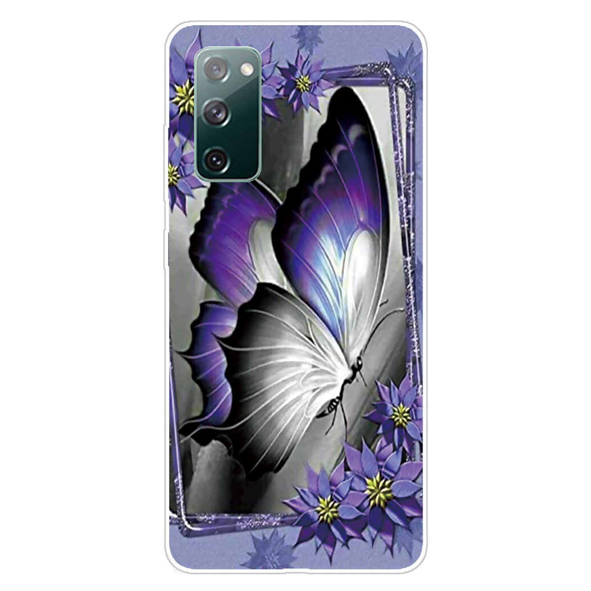 For Samsung Galaxy S20 FE/S20 Fan Edition/S20 FE 5G/S20 Fan Edition 5G/S20 Lite/S20 FE 2022 Pattern Printing IMD Soft TPU Phone Case - Butterfly