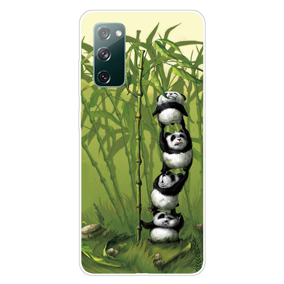 For Samsung Galaxy S20 FE/S20 Fan Edition/S20 FE 5G/S20 Fan Edition 5G/S20 Lite/S20 FE 2022 Pattern Printing IMD Soft TPU Phone Case - Panda