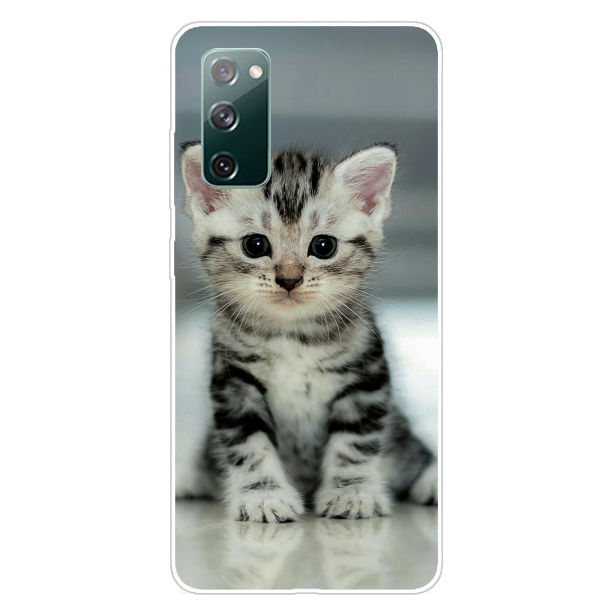 For Samsung Galaxy S20 FE/S20 Fan Edition/S20 FE 5G/S20 Fan Edition 5G/S20 Lite/S20 FE 2022 Pattern Printing IMD Soft TPU Phone Case - Cute Little Cat