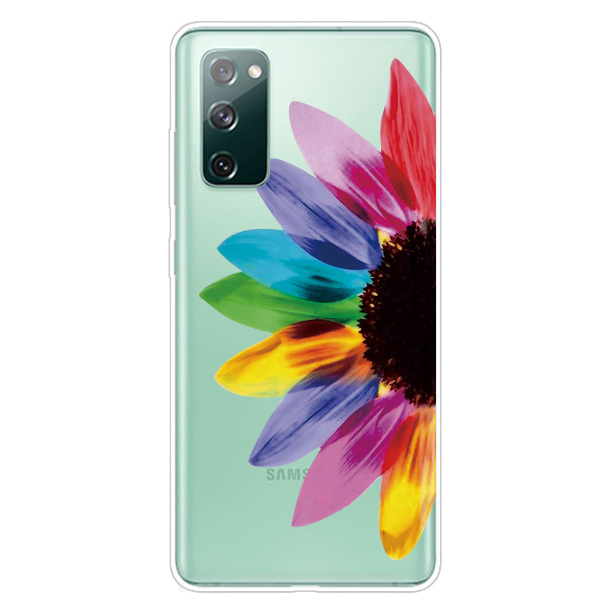 For Samsung Galaxy S20 FE/S20 Fan Edition/S20 FE 5G/S20 Fan Edition 5G/S20 Lite/S20 FE 2022 Pattern Printing IMD Soft TPU Phone Case - Colorized Flower