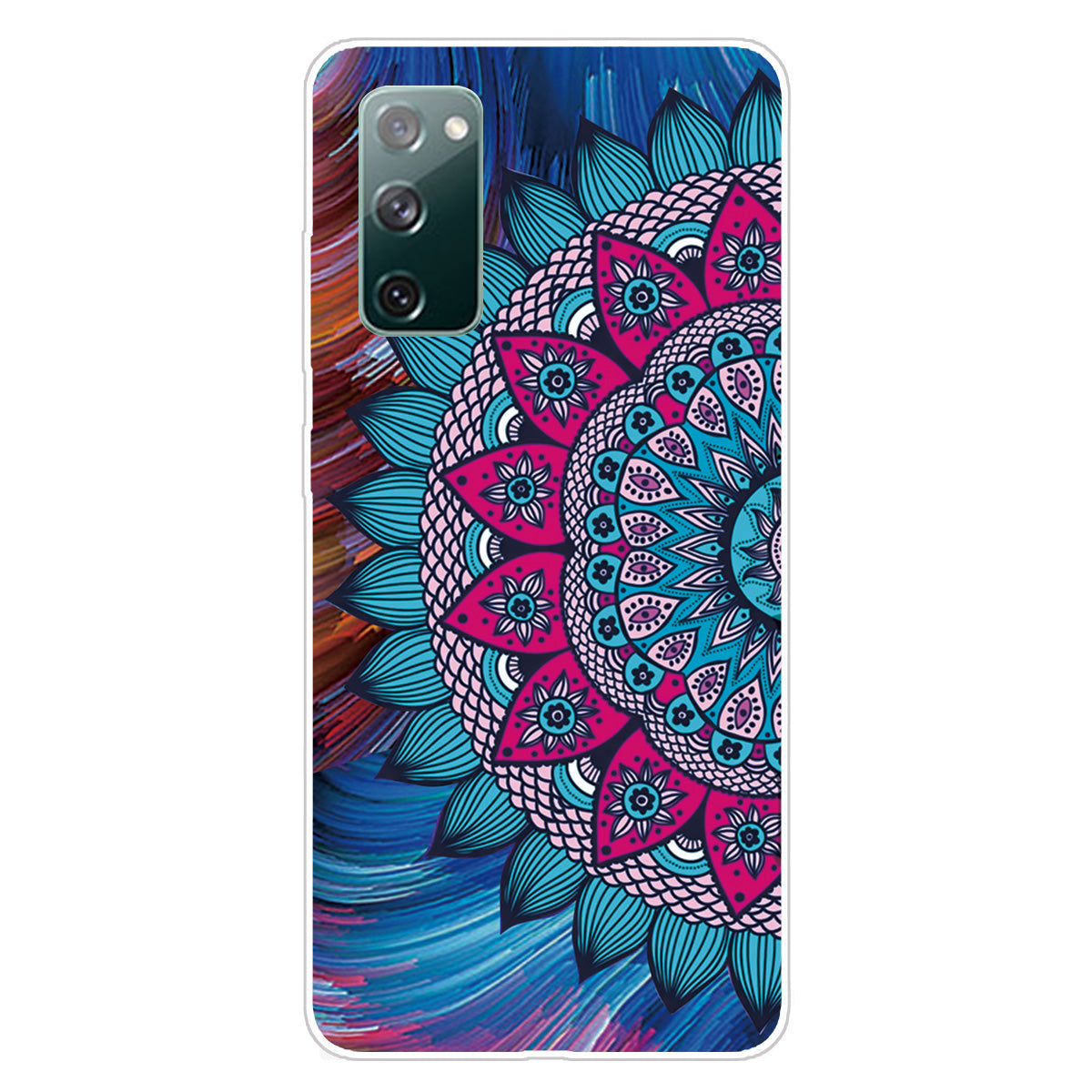 For Samsung Galaxy S20 FE/S20 Fan Edition/S20 FE 5G/S20 Fan Edition 5G/S20 Lite/S20 FE 2022 Pattern Printing IMD Soft TPU Phone Case - Flower Pattern