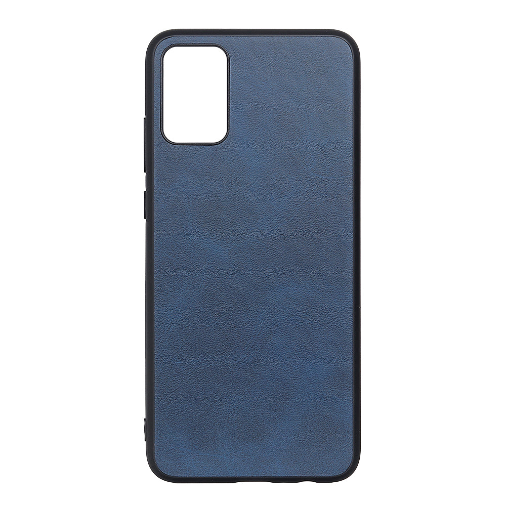 For Samsung Galaxy S20 FE/S20 Fan Edition/S20 FE 5G/S20 Fan Edition 5G/S20 Lite Bi-color TPU + PC + Leather Coated Phone Case - Blue