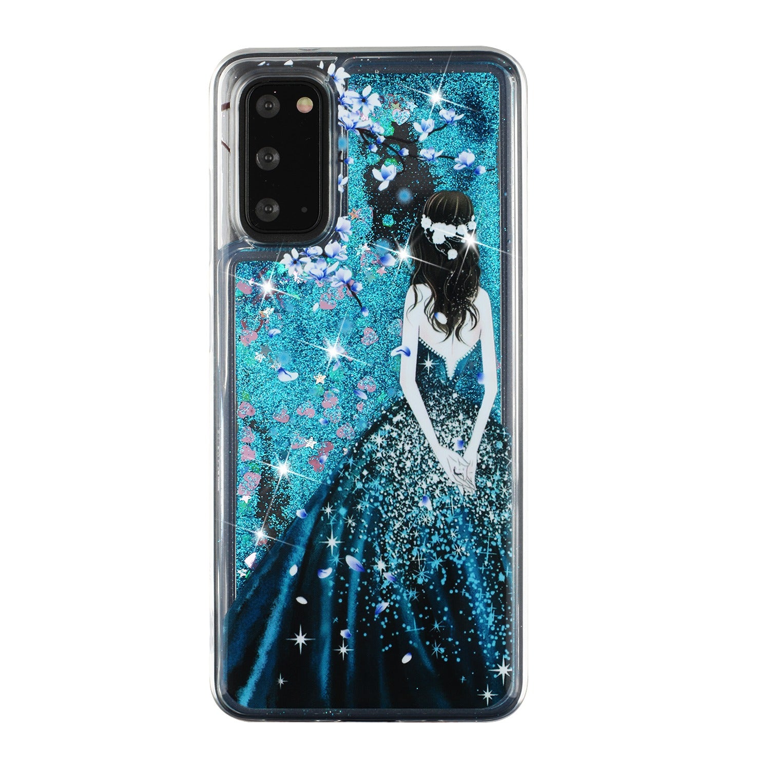 Pattern Glitter Powder Quicksand TPU Case for Samsung Galaxy S20 FE/S20 Fan Edition/S20 FE 5G/S20 Fan Edition 5G/S20 Lite/S20 FE 2022 Shell - Girl