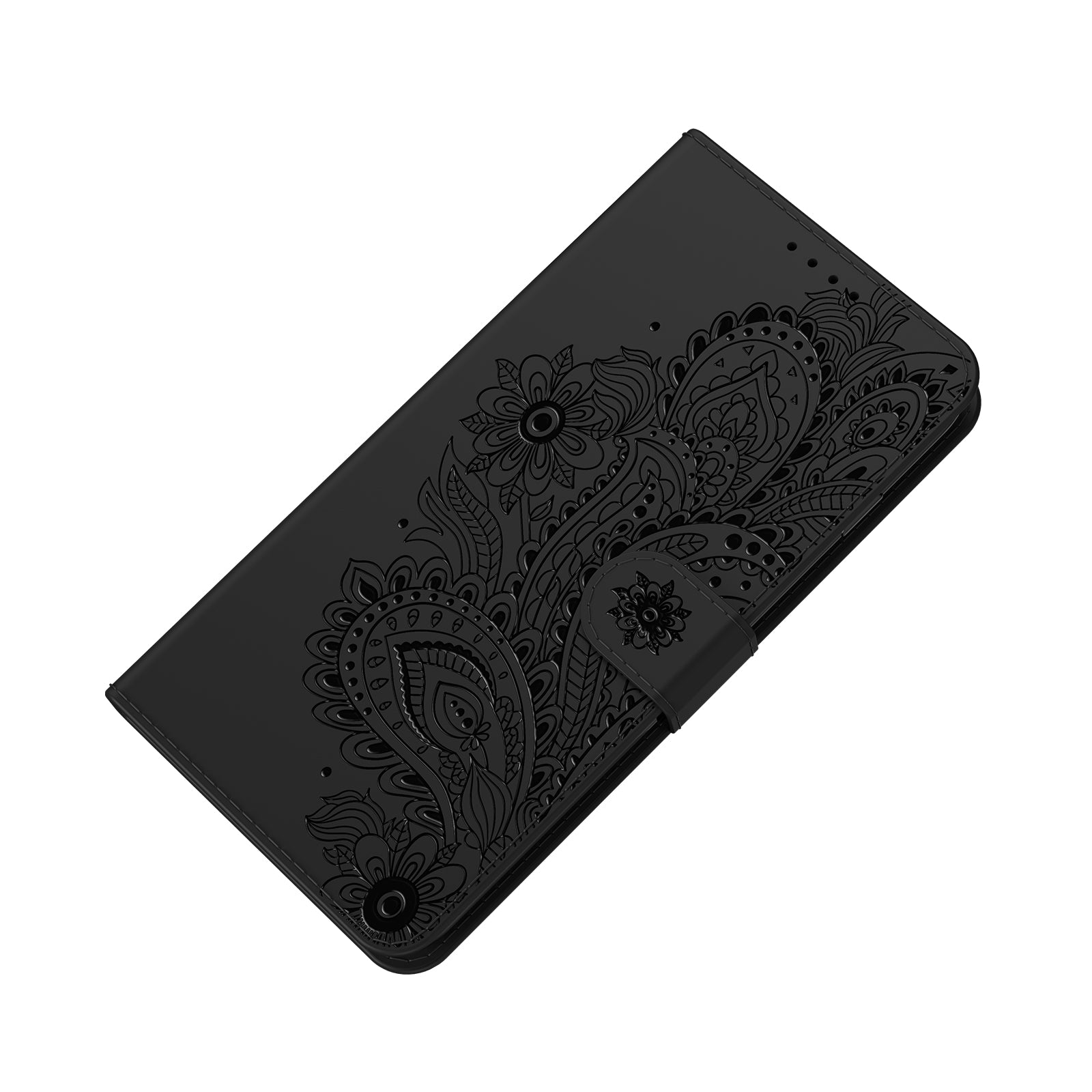 Phoenix Imprinting Leather Wallet Stand Phone Protective Shell for Samsung Galaxy S20 FE/S20 FE 5G/S20 Lite/S20 FE 2022 - Black