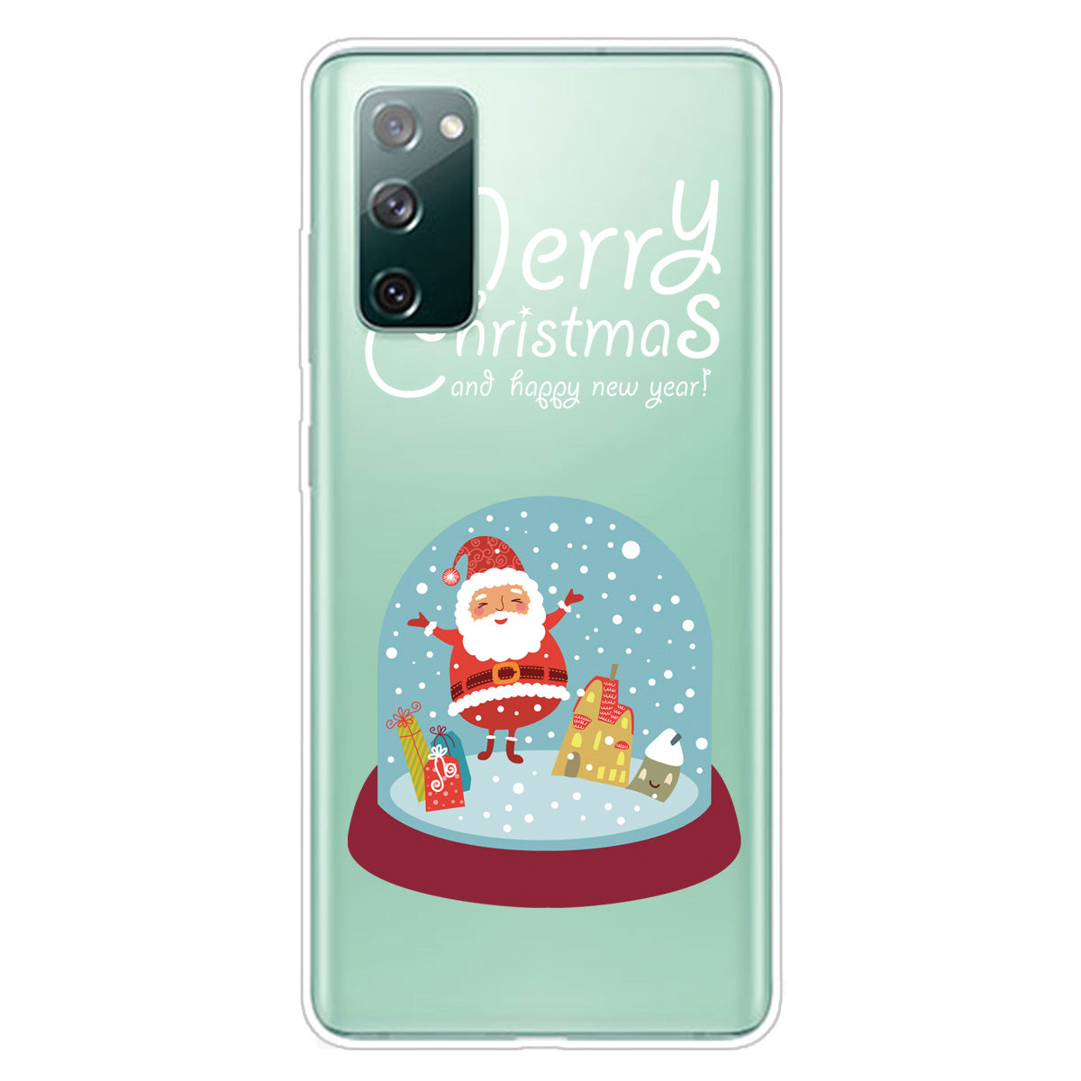 Christmas Theme Pattern Printing TPU Case for Samsung Galaxy S20 FE/S20 Fan Edition/S20 FE 5G/S20 Fan Edition 5G - Crystal Ball Ornament