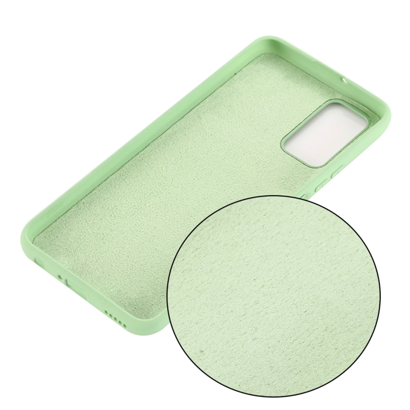 Liquid Silicone Phone Cover for Samsung Galaxy S20 FE/S20 FE 5G/S20 Lite/S20 FE 2022 - Green