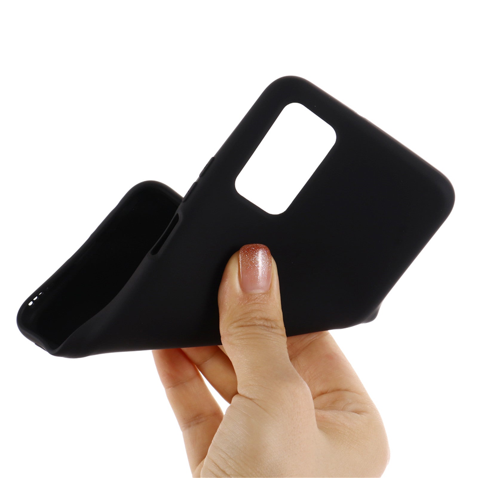 Liquid Silicone Phone Cover for Samsung Galaxy S20 FE/S20 FE 5G/S20 Lite/S20 FE 2022 - Black