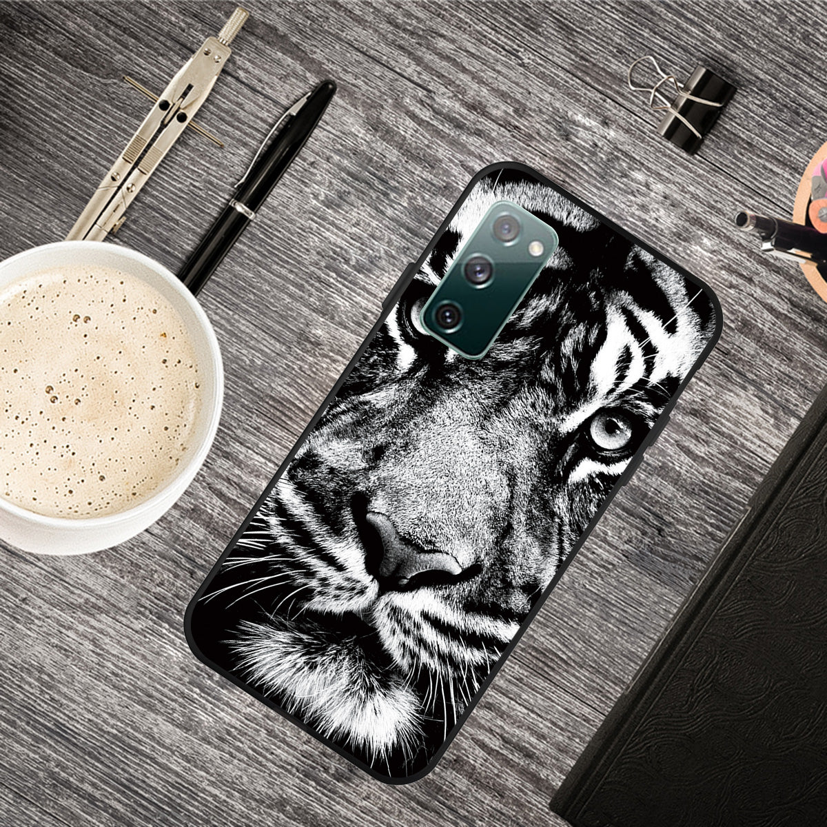 Pattern Printing TPU Shell Case Cover for Samsung Galaxy S20 FE/S20 FE 5G/S20 Lite/S20 FE 2022 - Tiger