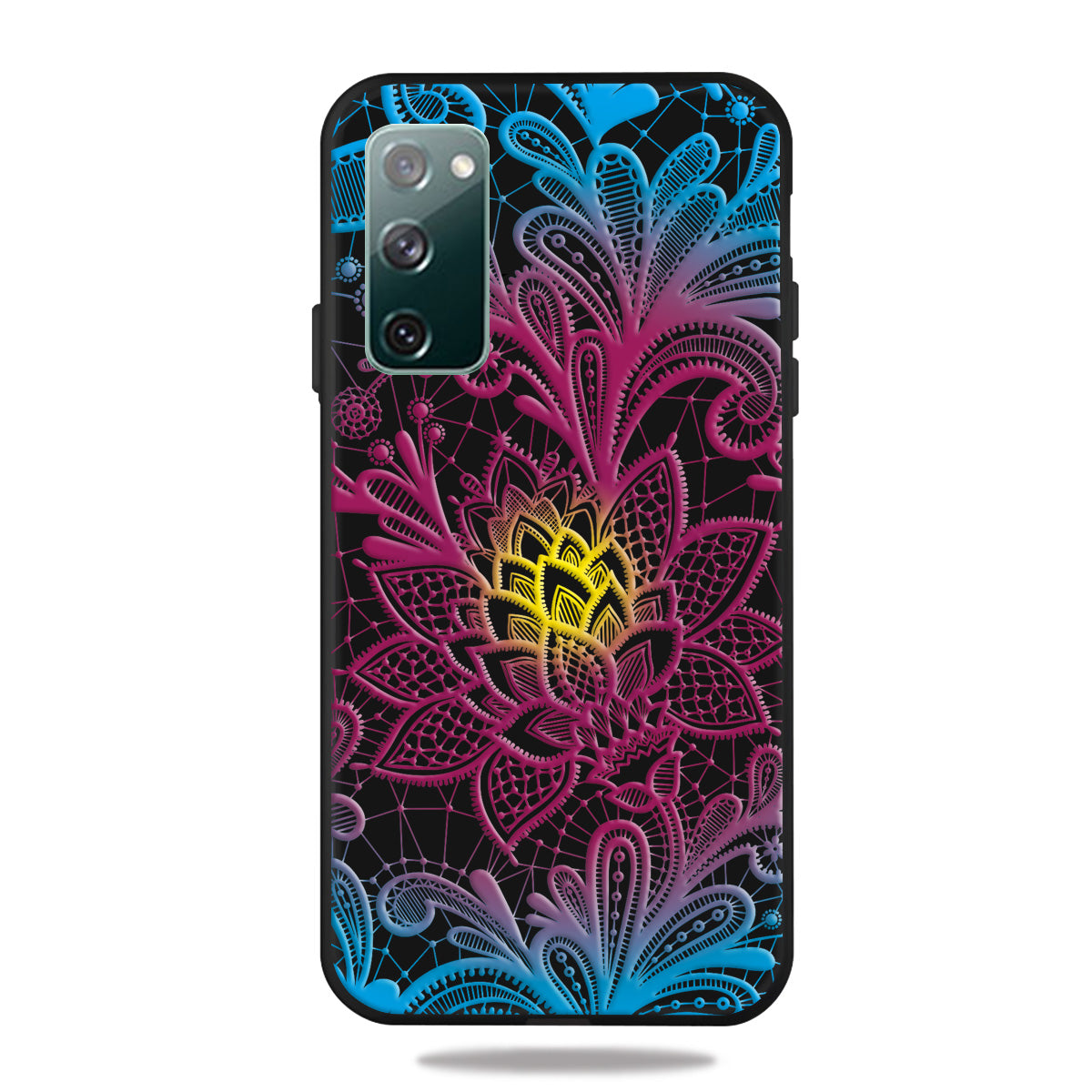 Pattern Printing TPU Shell Case Cover for Samsung Galaxy S20 FE/S20 FE 5G/S20 Lite/S20 FE 2022 - Flower Pattern