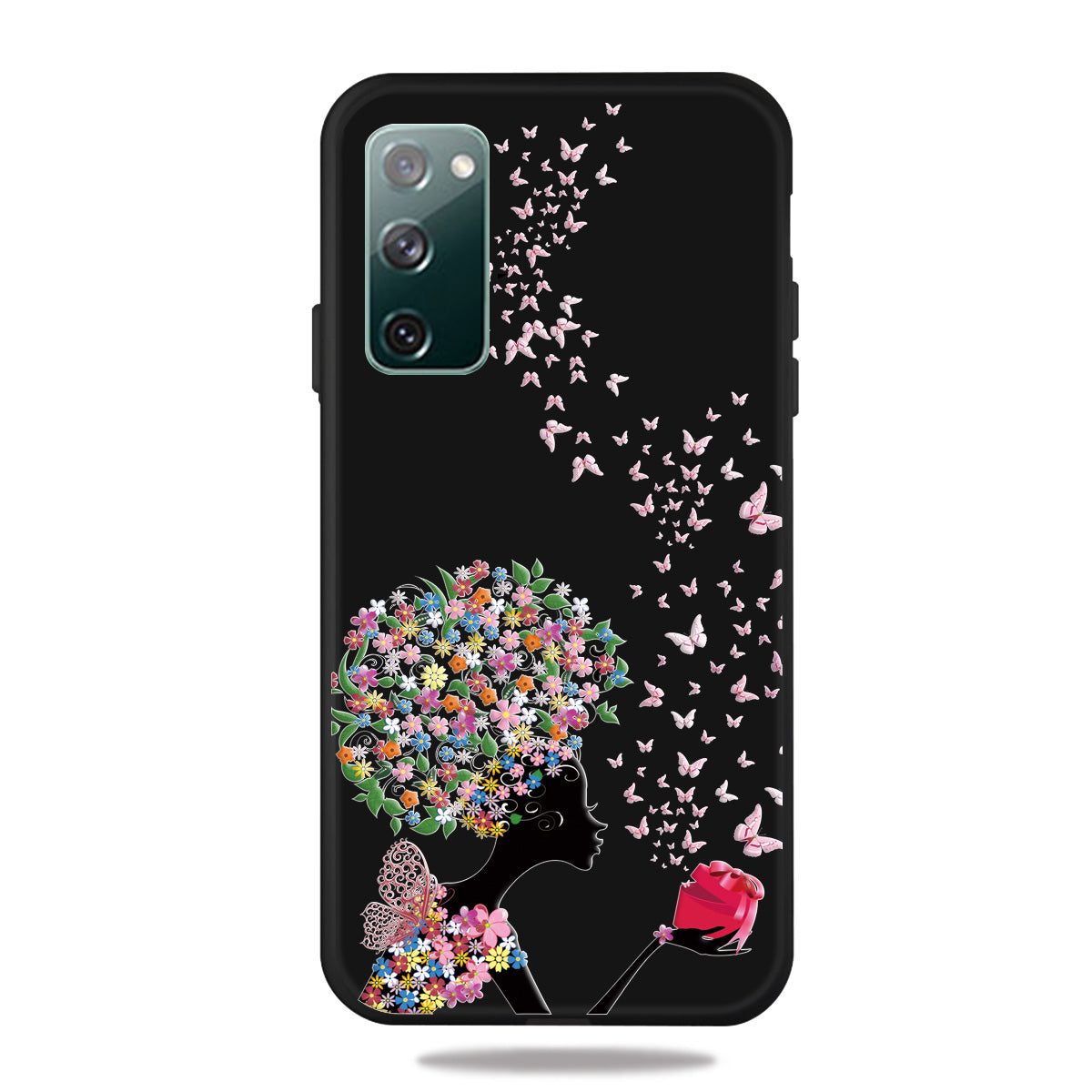 Pattern Printing TPU Shell Case Cover for Samsung Galaxy S20 FE/S20 FE 5G/S20 Lite/S20 FE 2022 - Flower