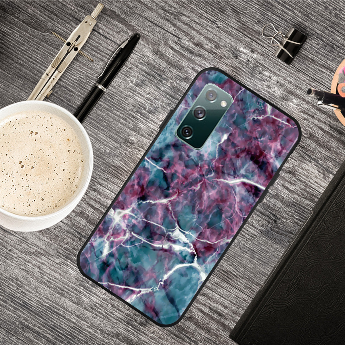 Pattern Printing TPU Shell Case Cover for Samsung Galaxy S20 FE/S20 FE 5G/S20 Lite/S20 FE 2022 - Marbling