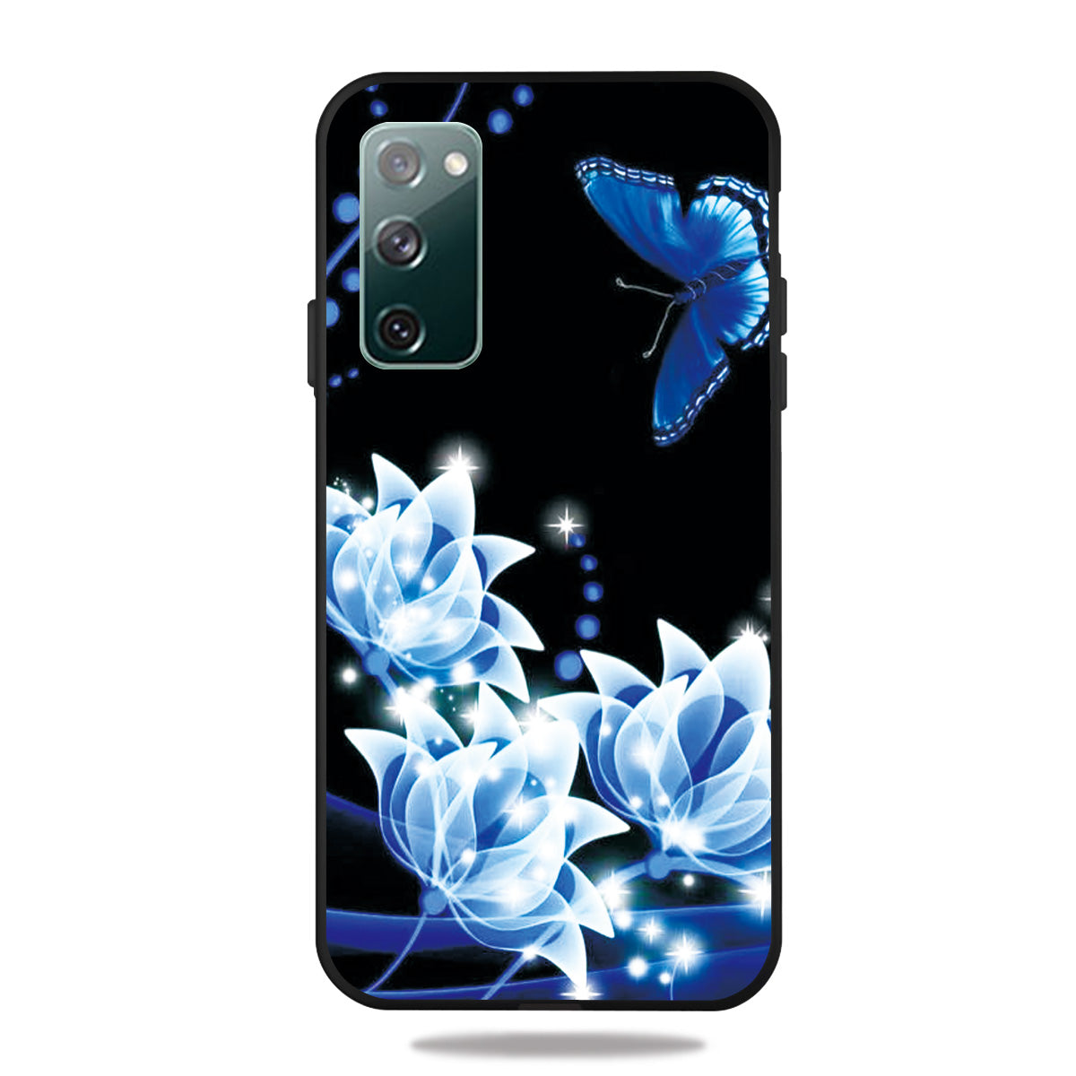 Pattern Printing TPU Shell Case Cover for Samsung Galaxy S20 FE/S20 FE 5G/S20 Lite/S20 FE 2022 - Butterfly and Flower