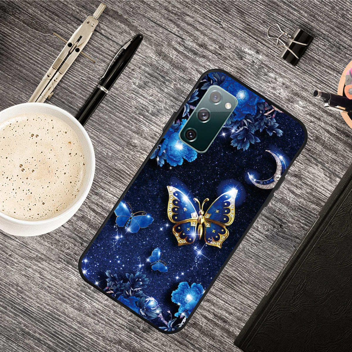 Pattern Printing TPU Shell Case Cover for Samsung Galaxy S20 FE/S20 FE 5G/S20 Lite/S20 FE 2022 - Butterfly